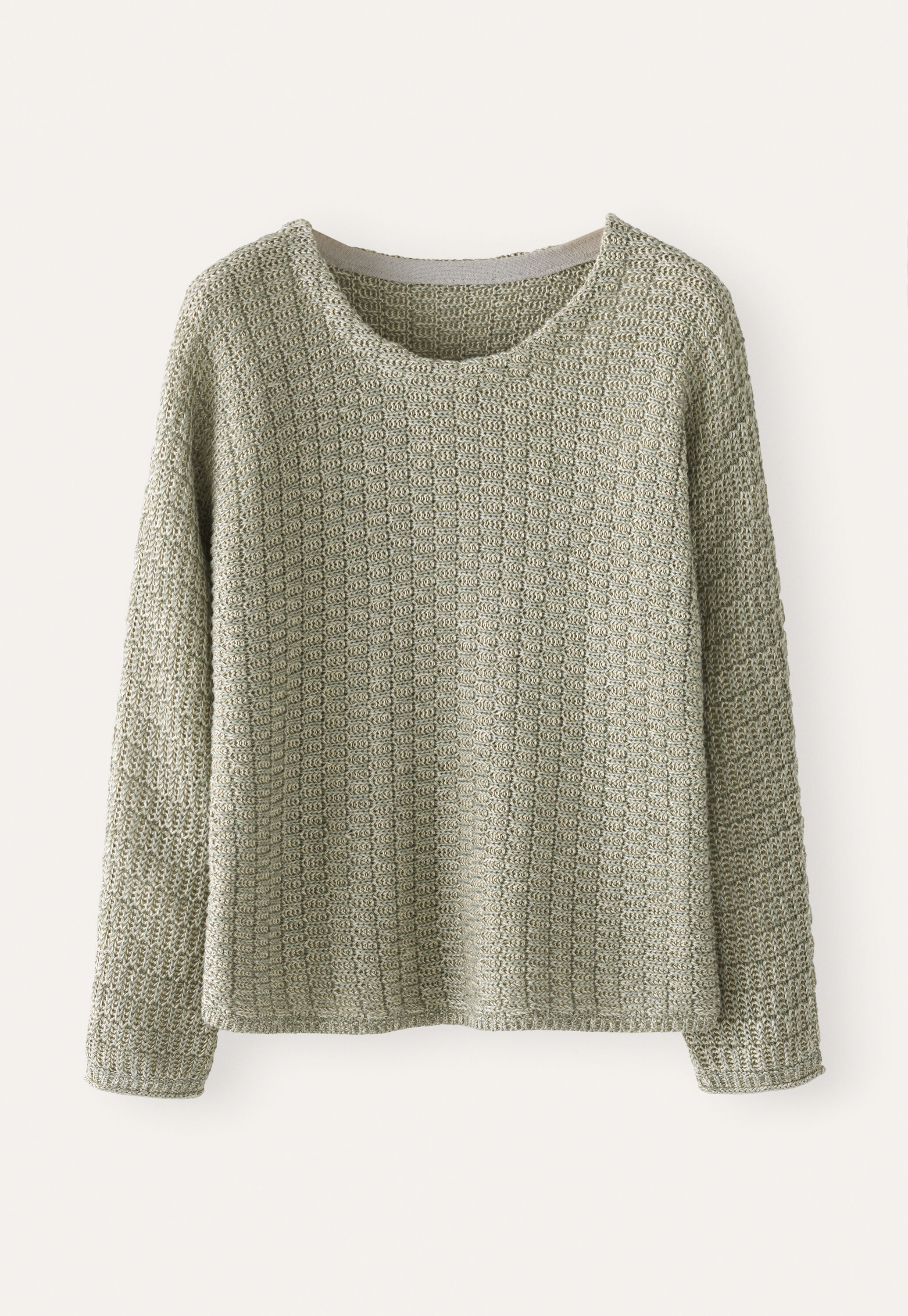 Rib-stitch sweater