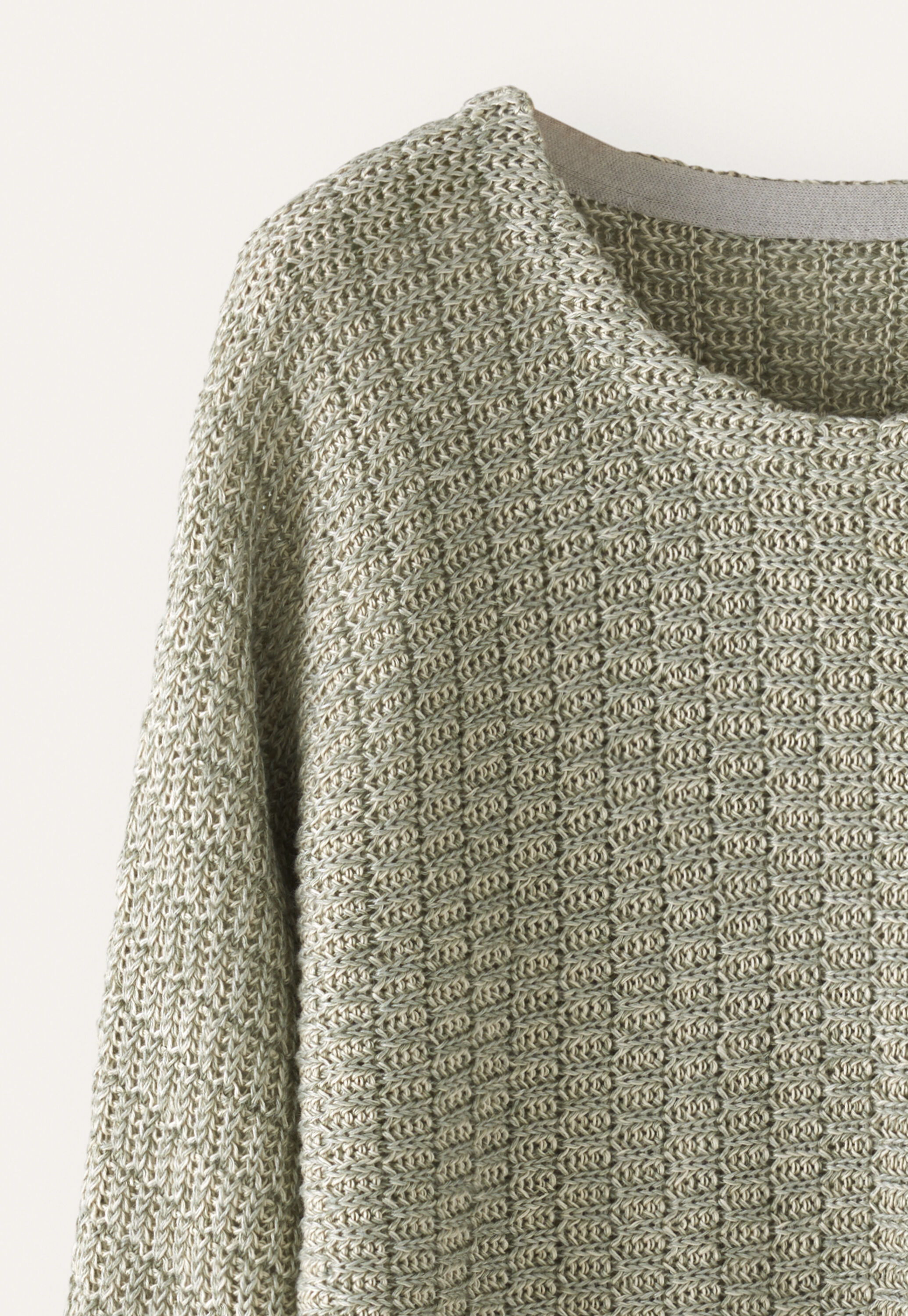 Rib-stitch sweater