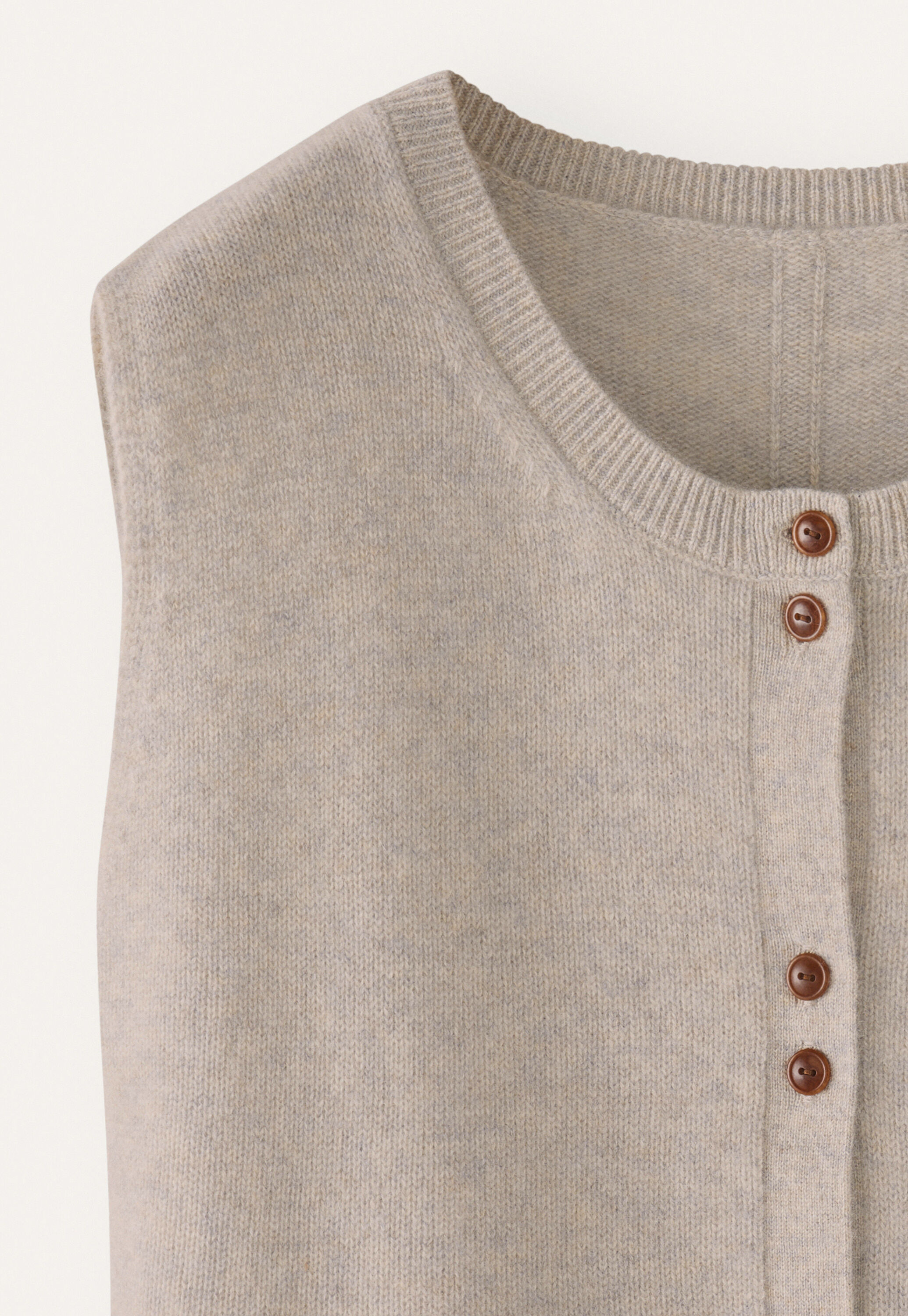 Sleeveless sweater
