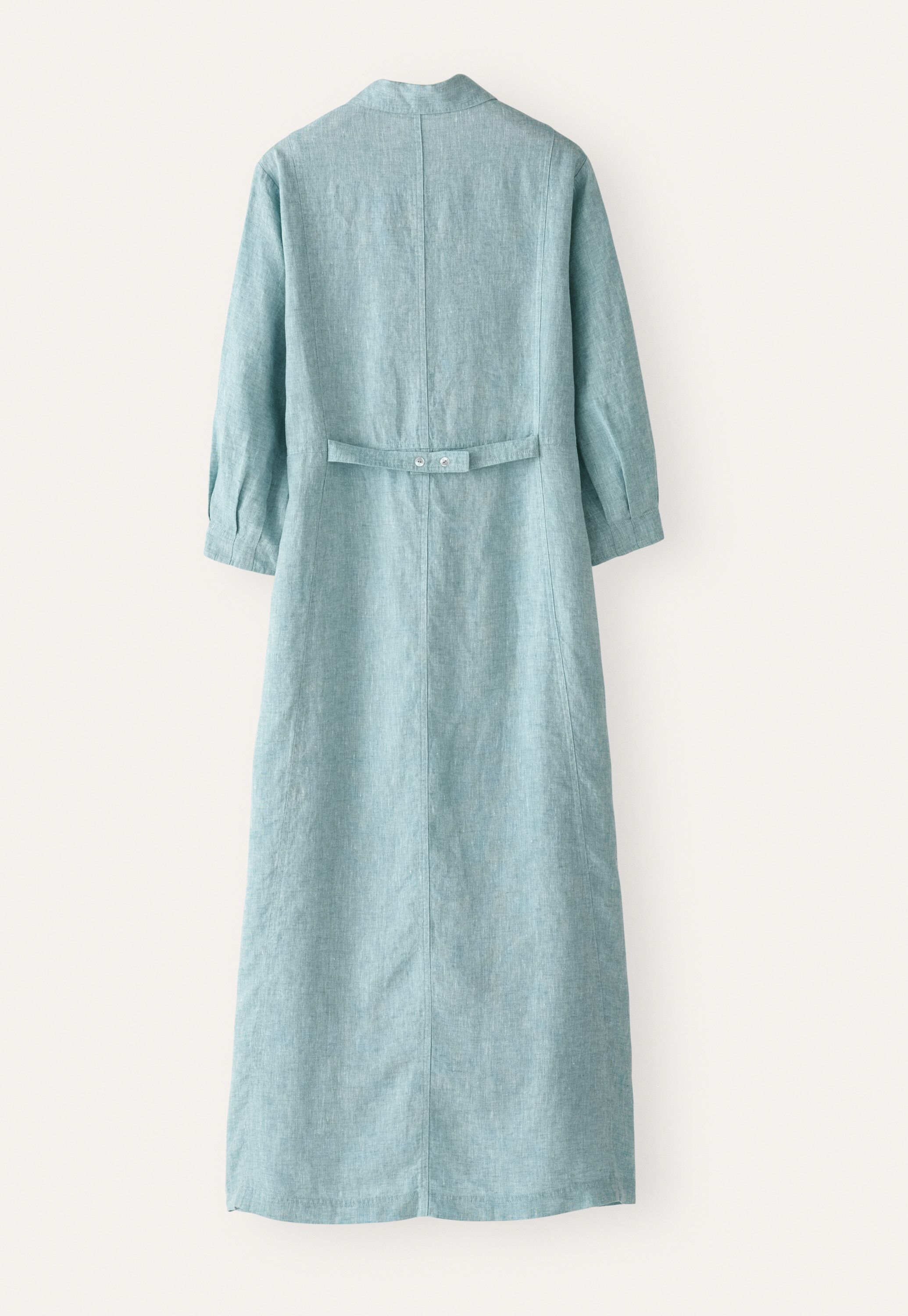 Button-front maxi-dress