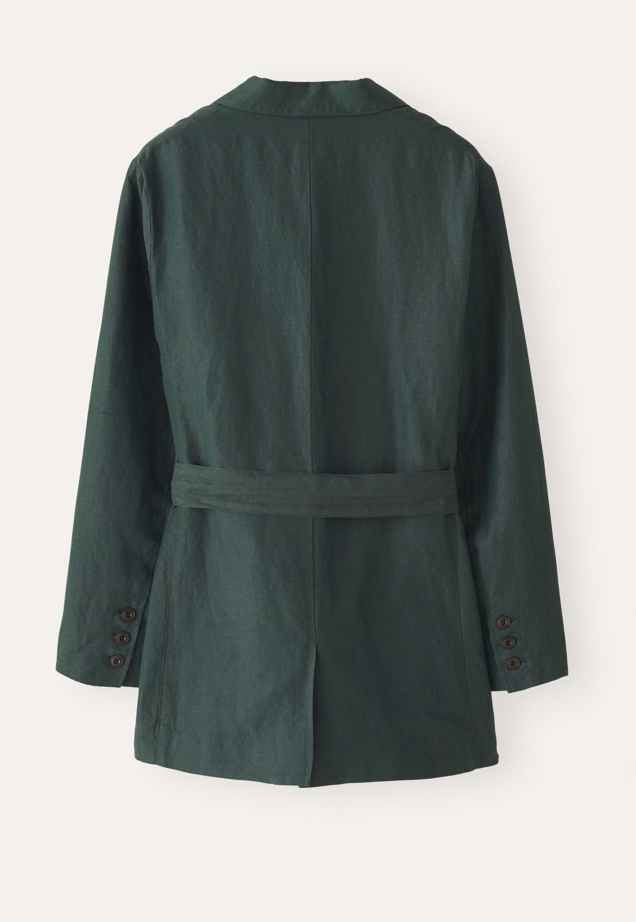 Belted jacket, Green ink, large