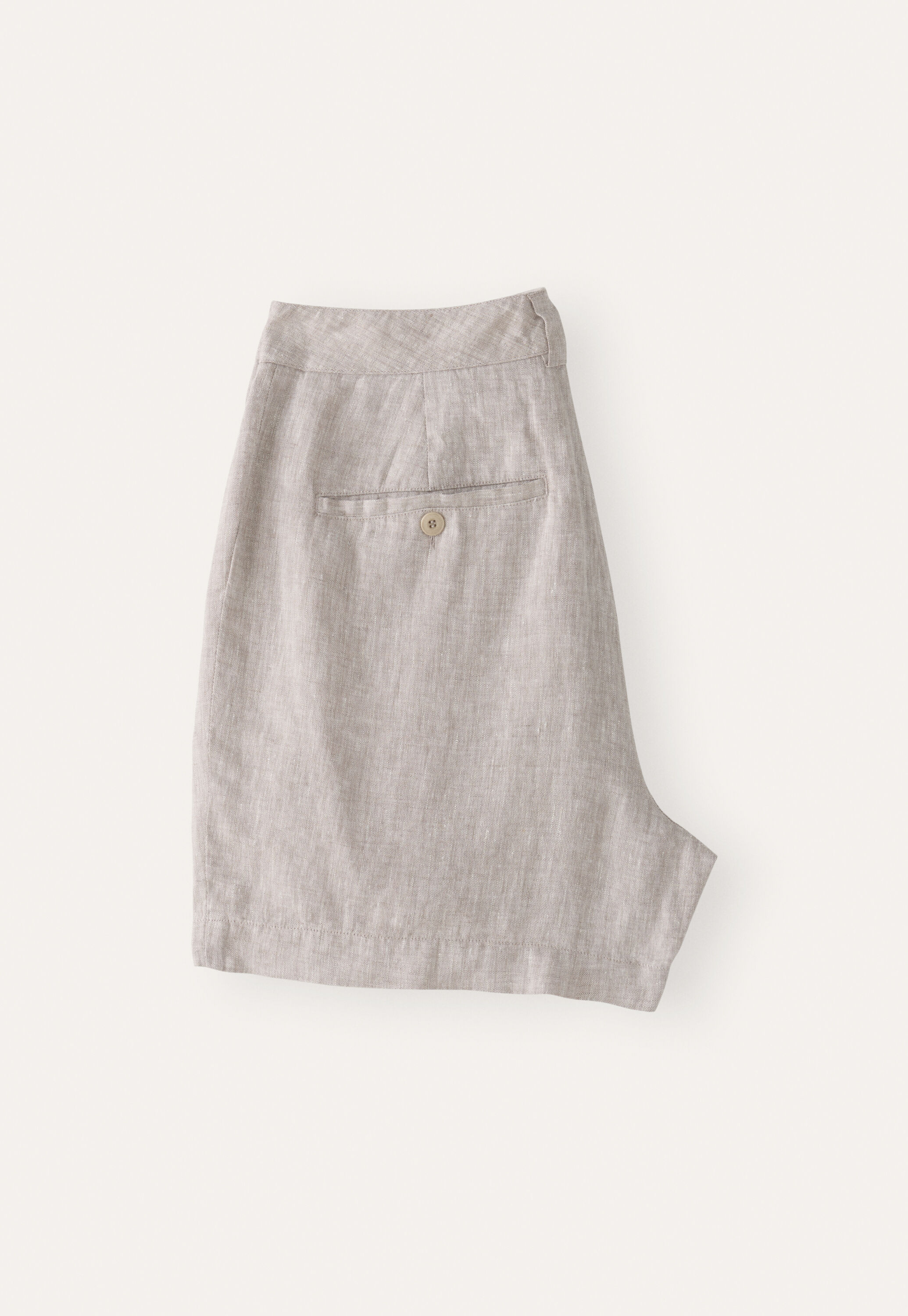Pleat-front shorts