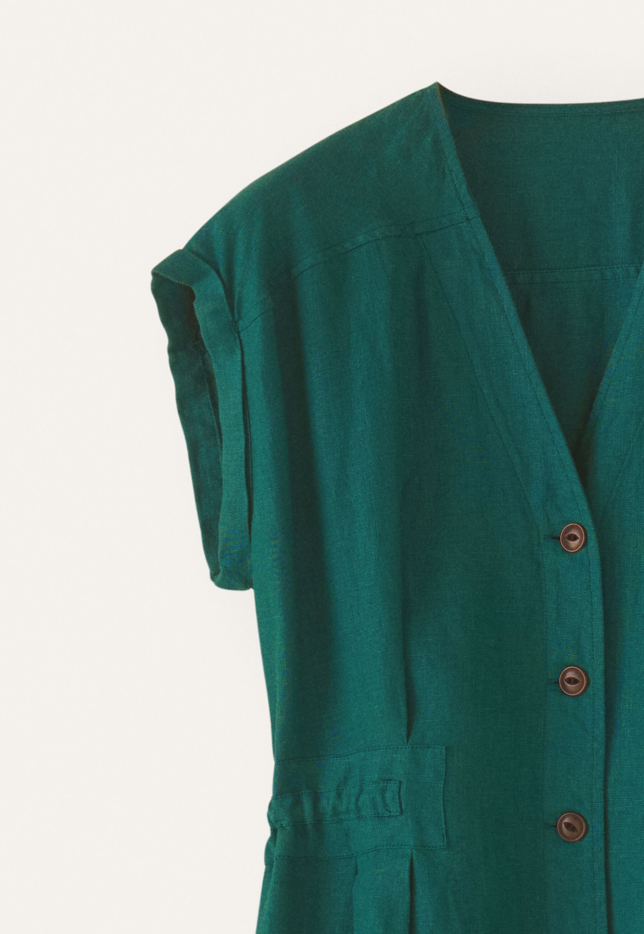 Button-through dress