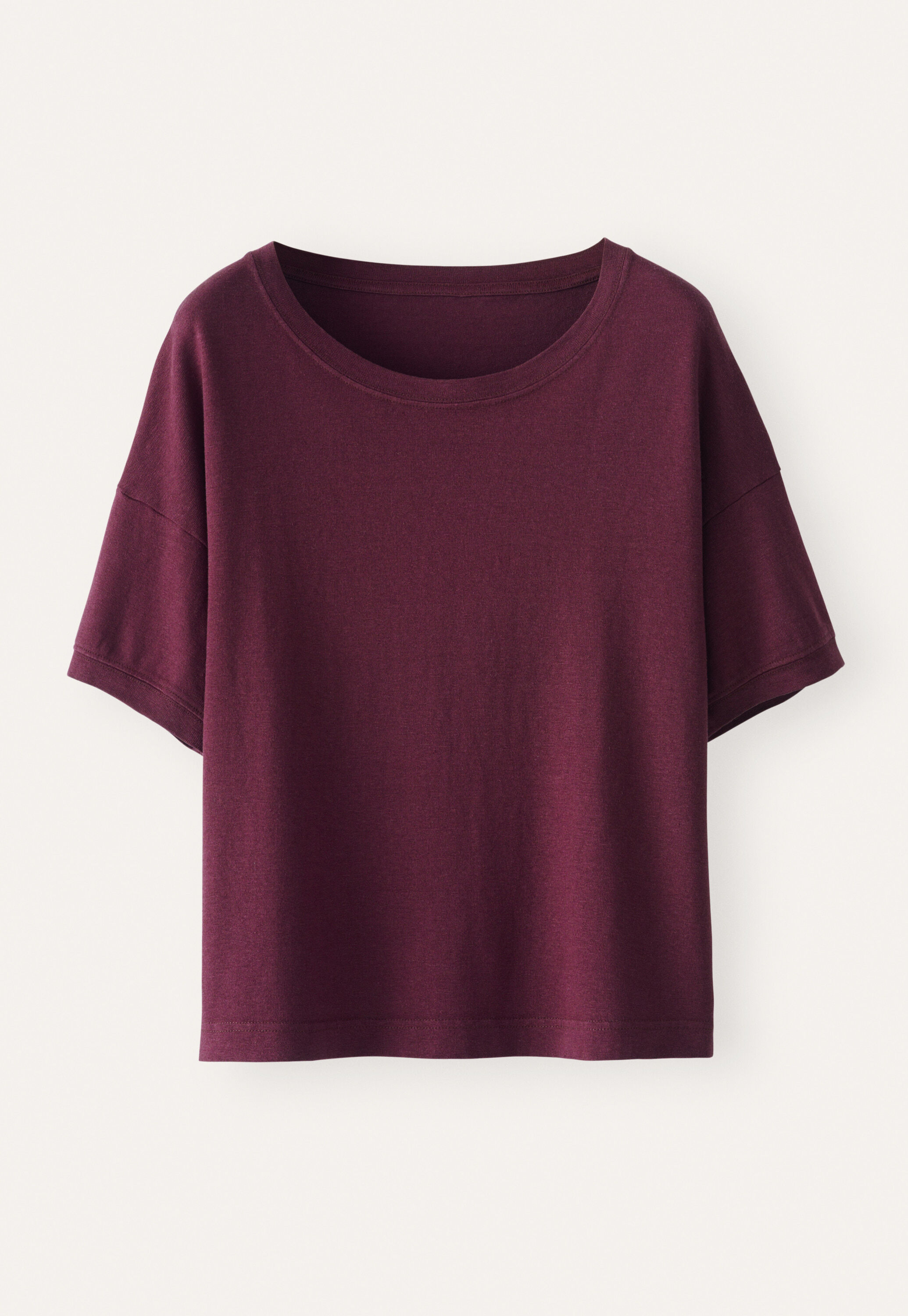 T-shirt, Claret, large