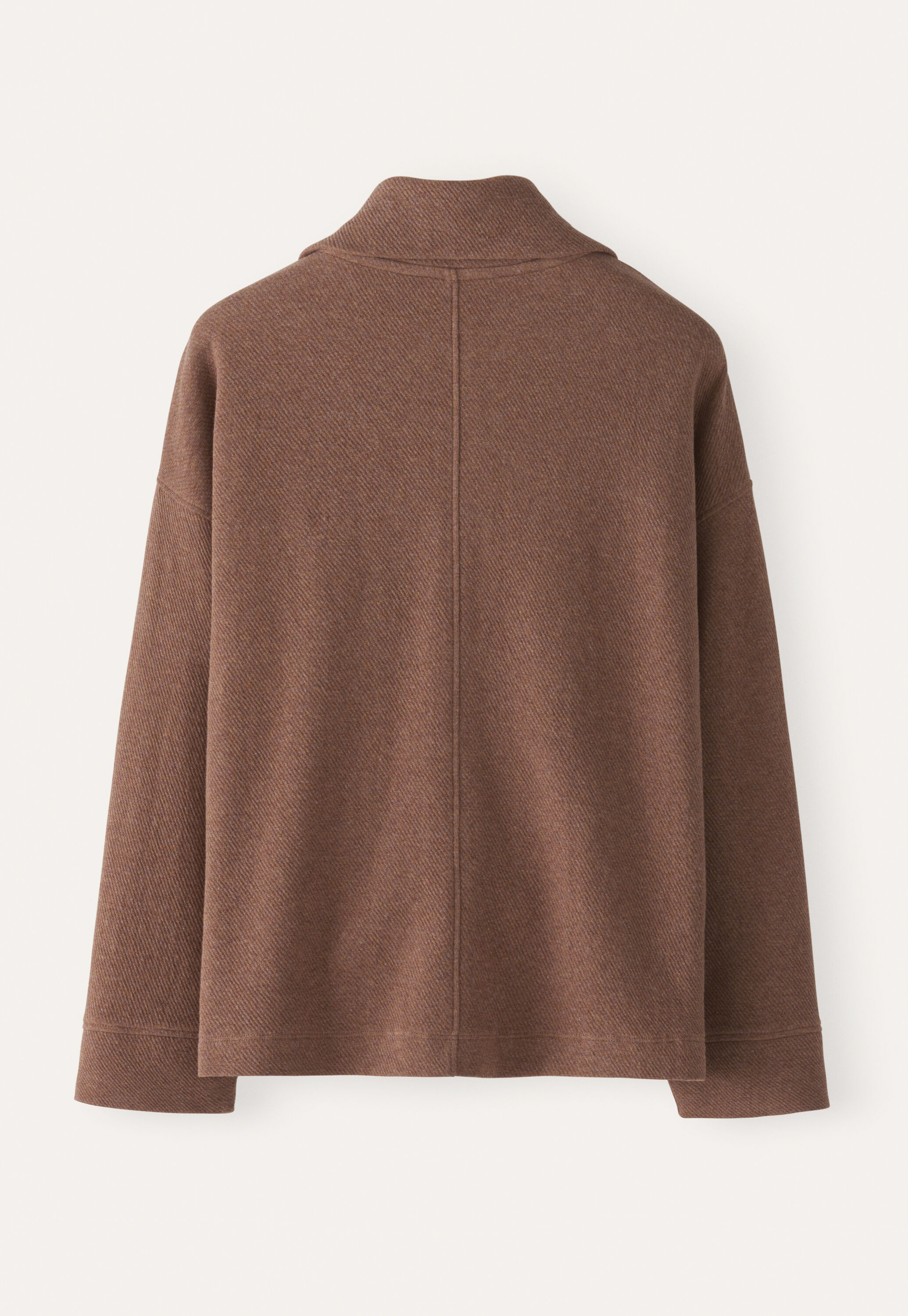 Zip-front jersey jacket