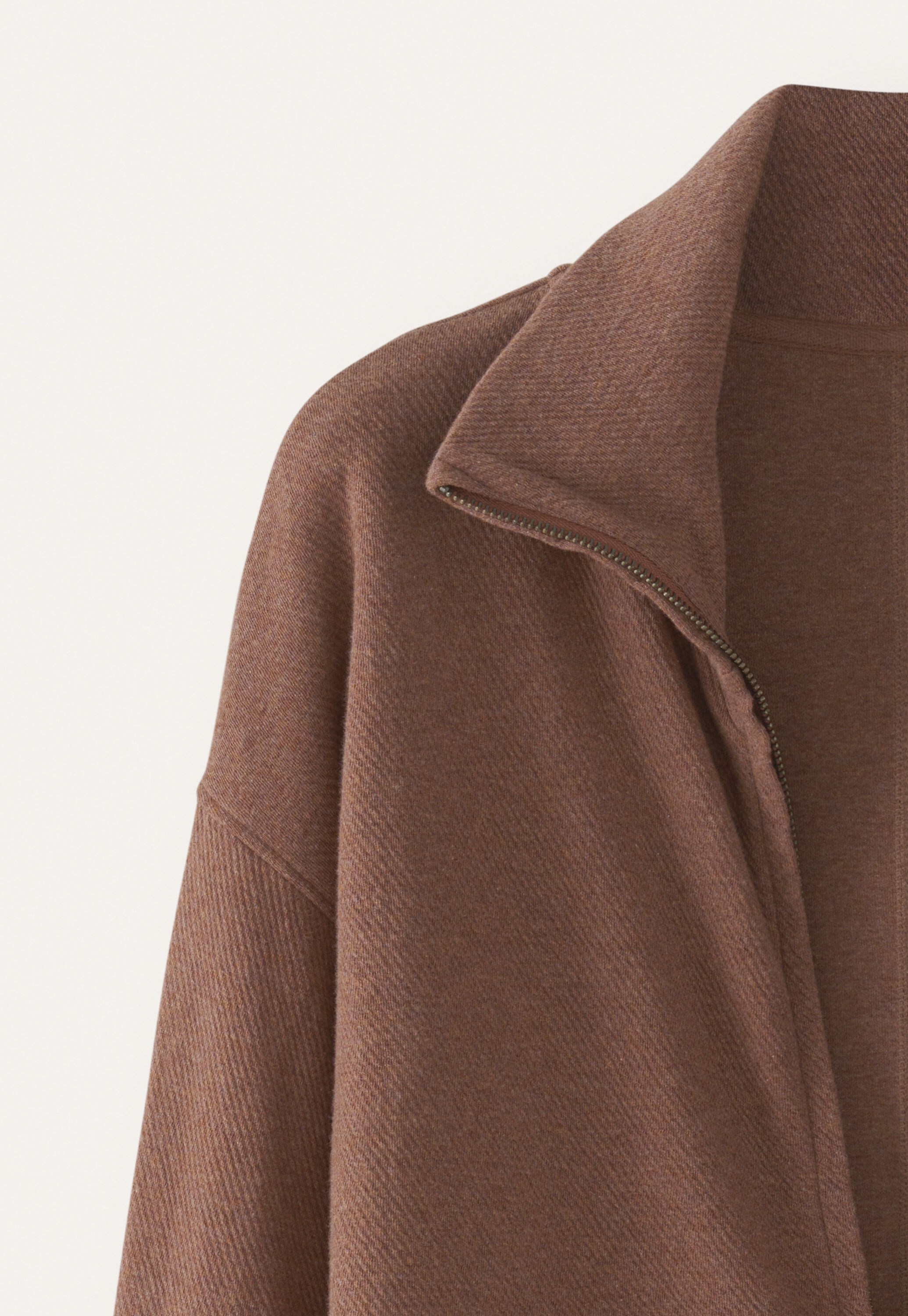 Zip-front jersey jacket