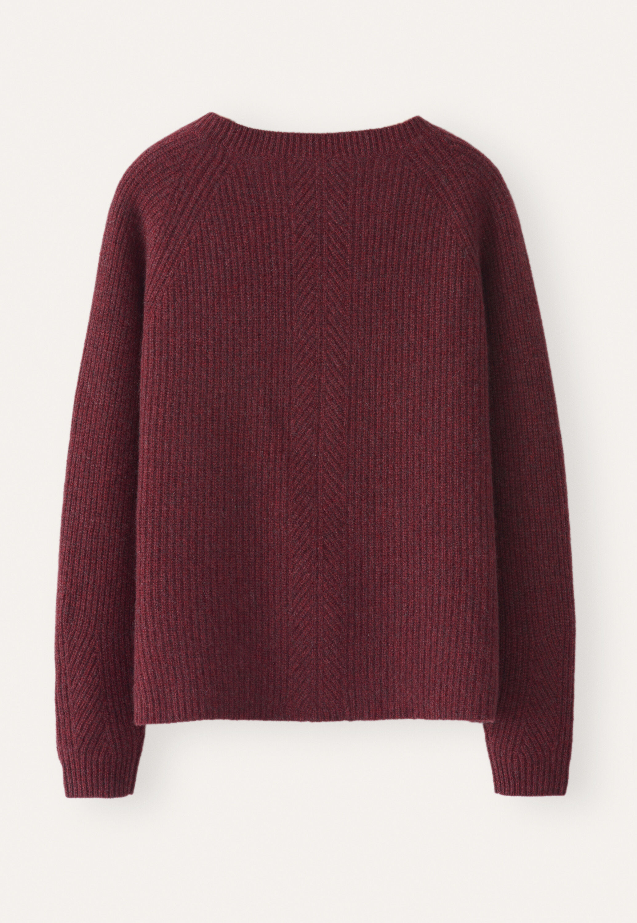Ribbed crew-neck sweater