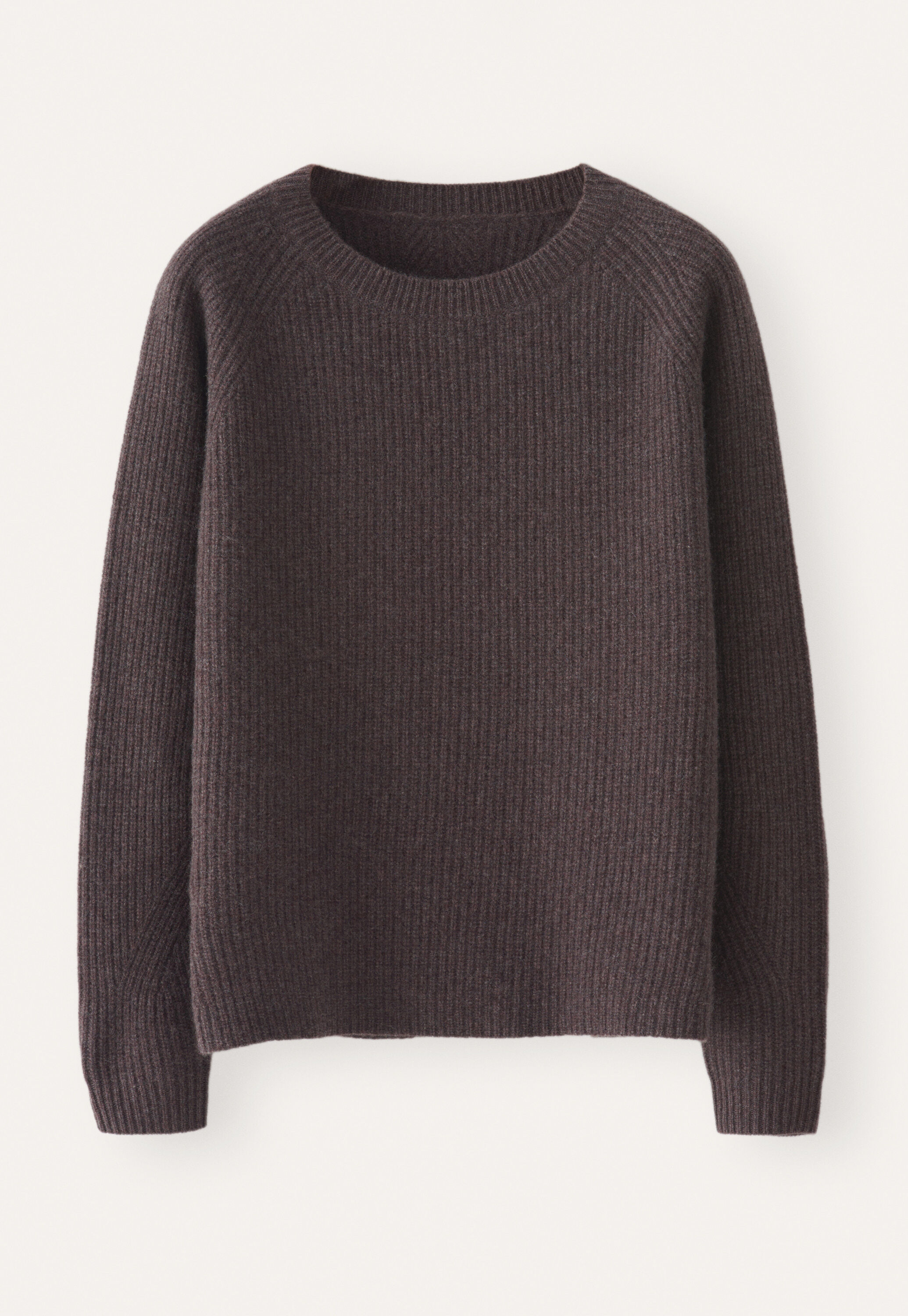 Ribbed crew-neck sweater
