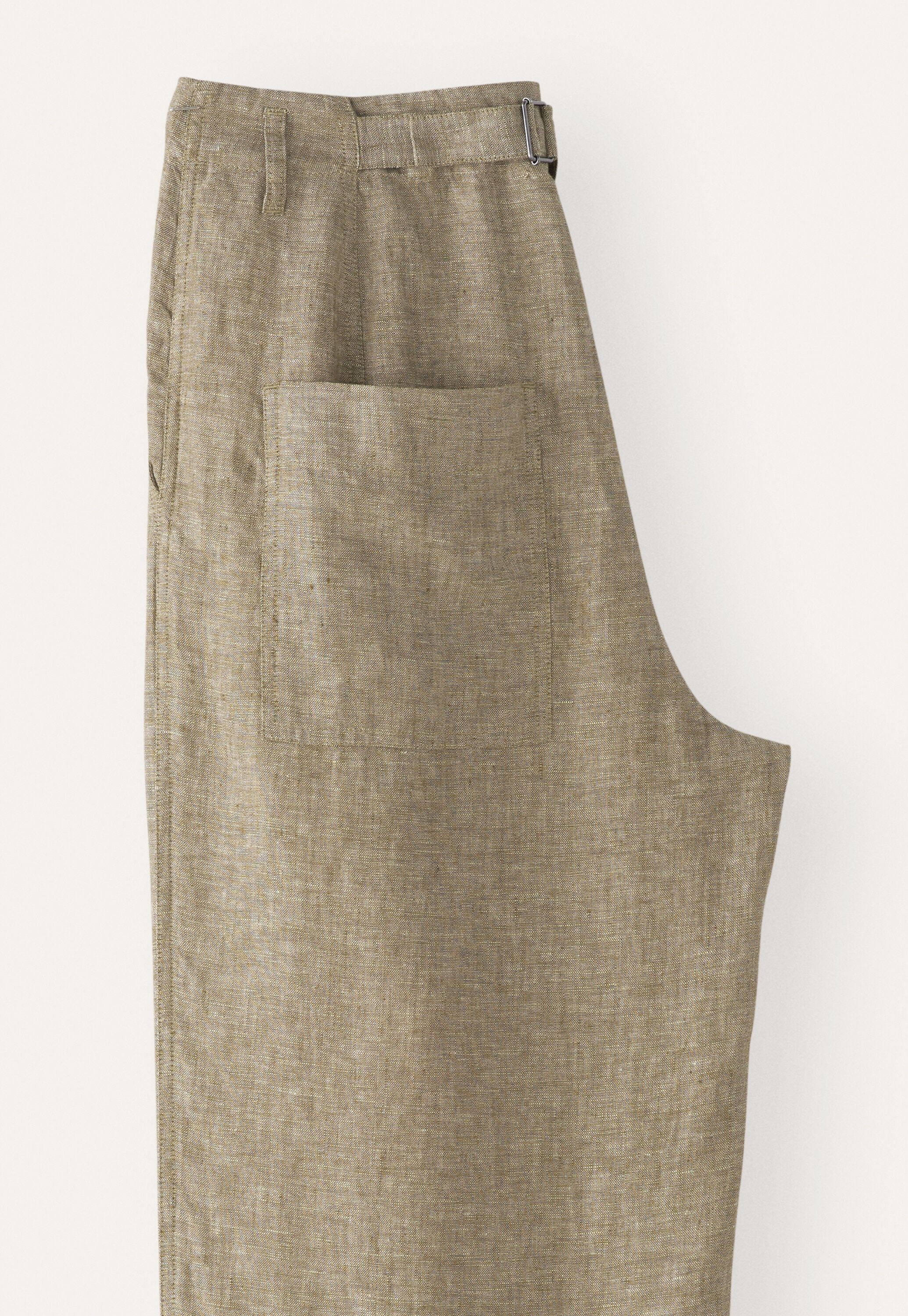 Relaxed straight-leg trousers