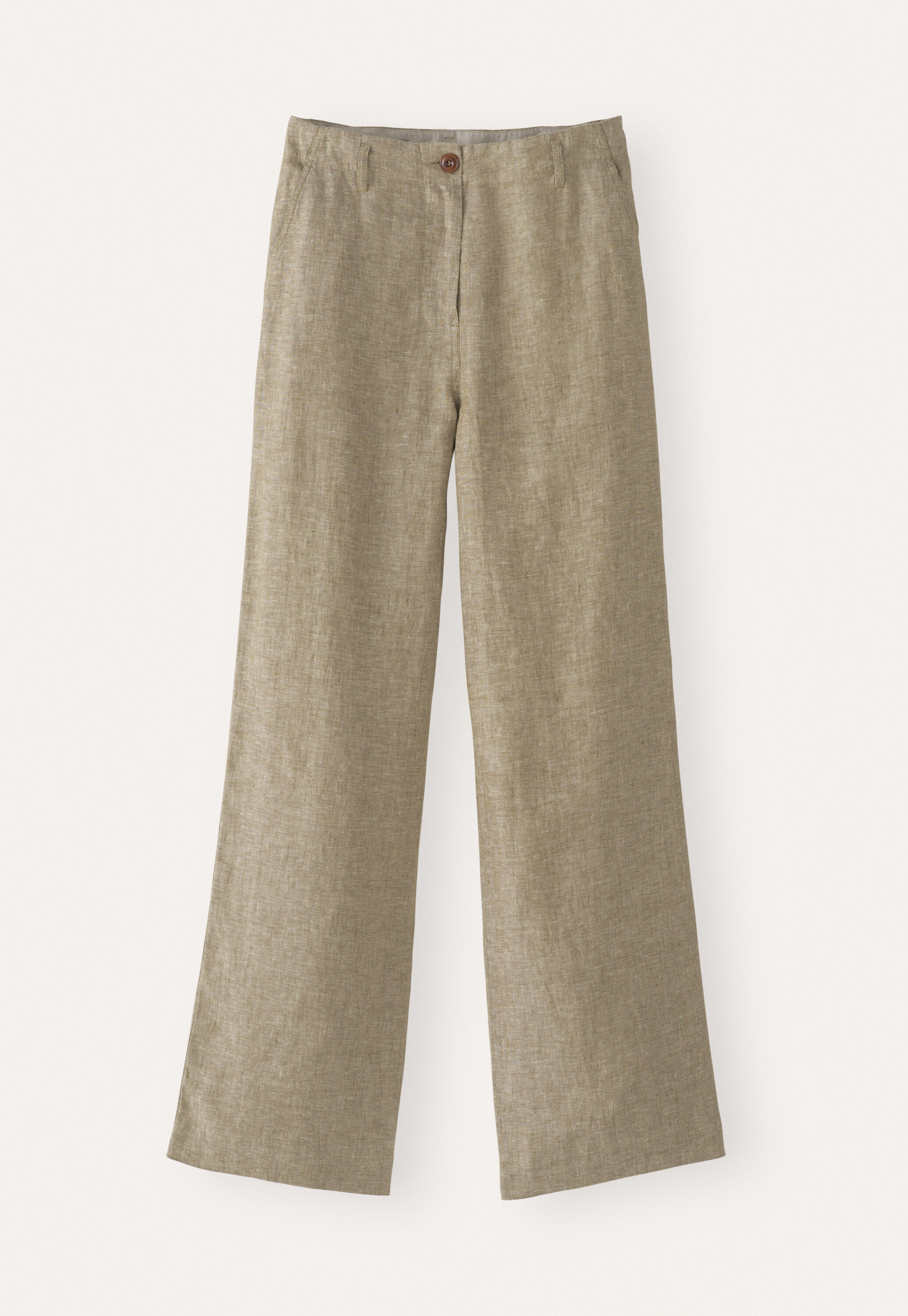 Relaxed straight-leg trousers
