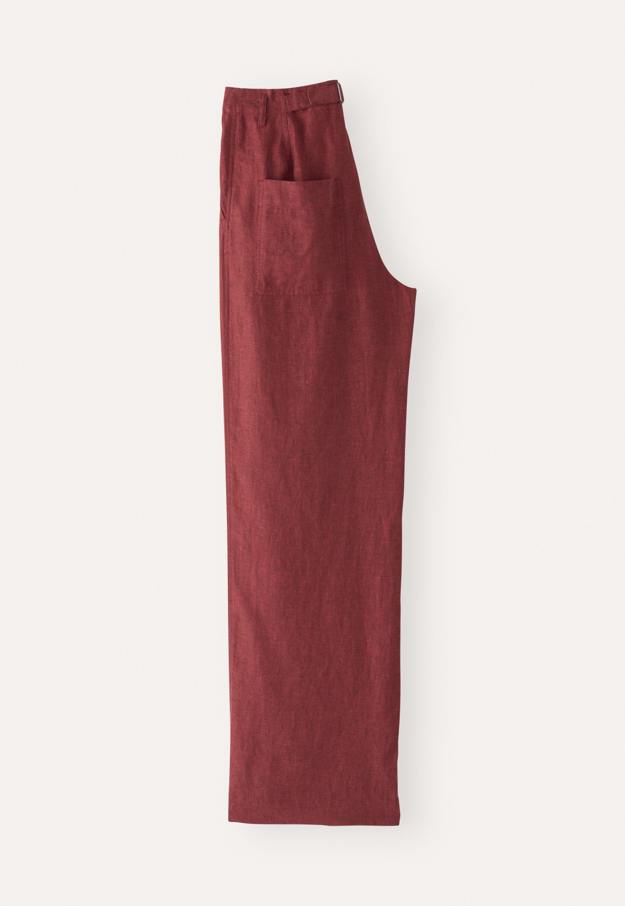 Relaxed straight-leg trousers