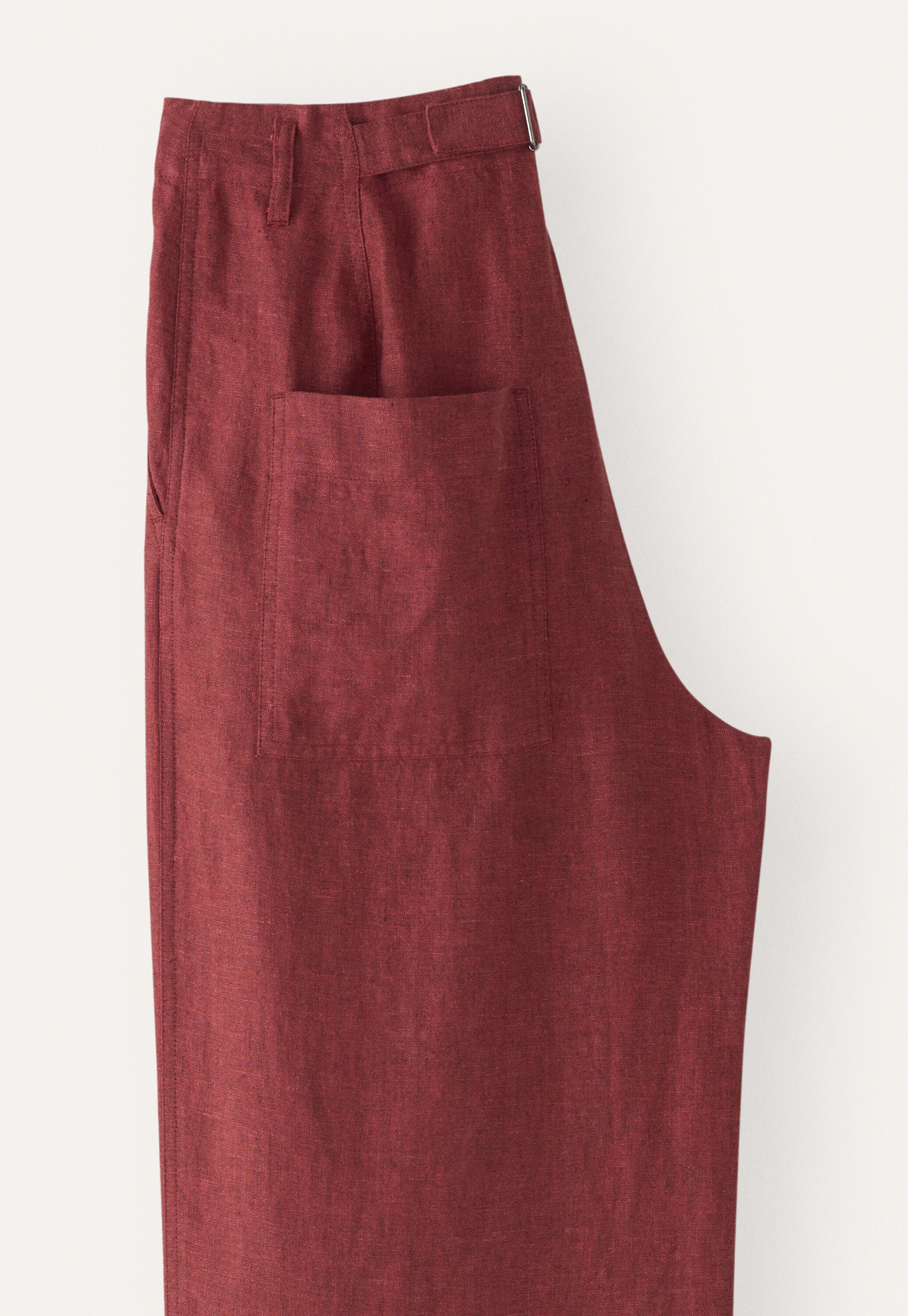 Relaxed straight-leg trousers