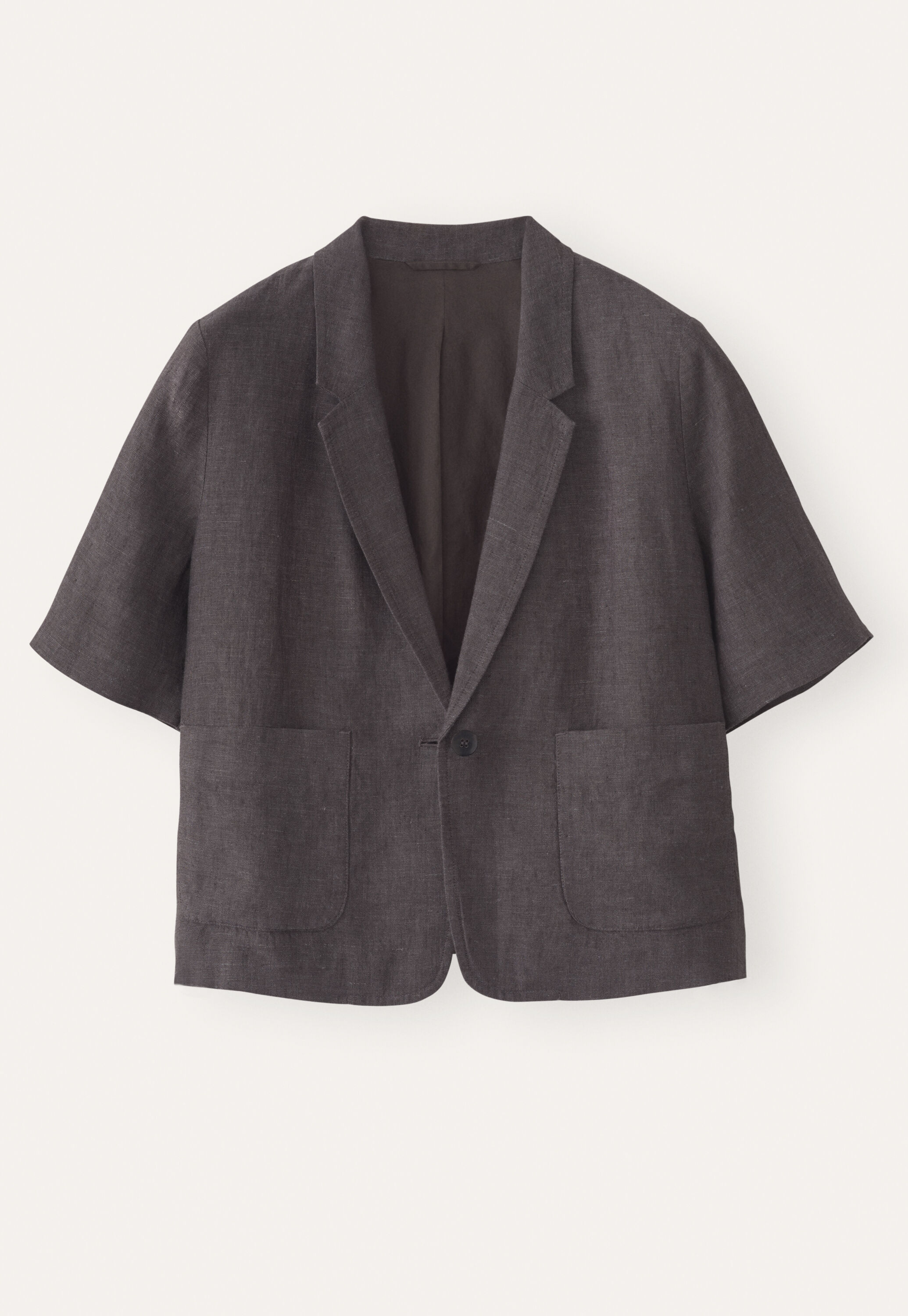 Short-sleeve jacket, Grey coffee, large
