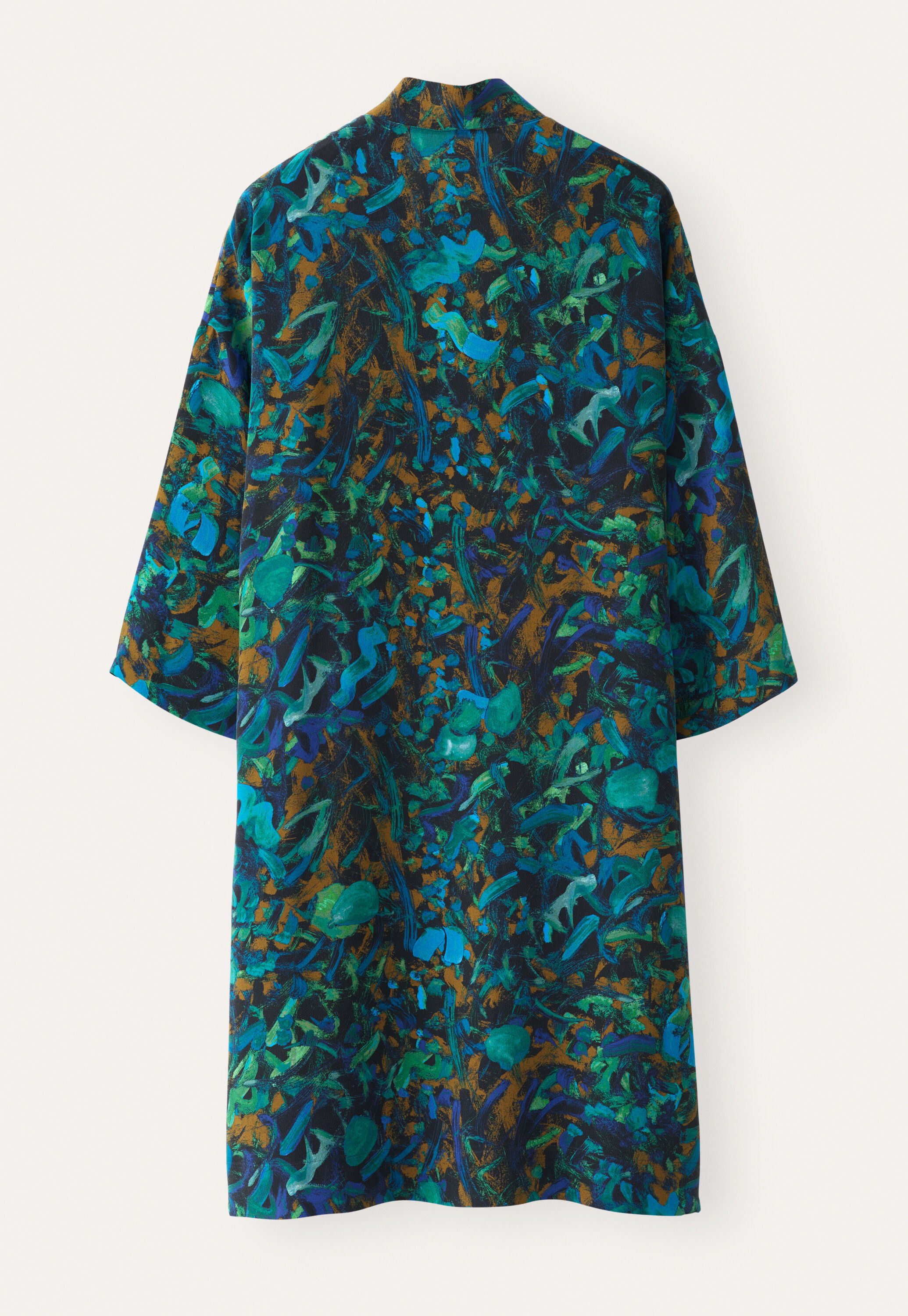 Printed kimono