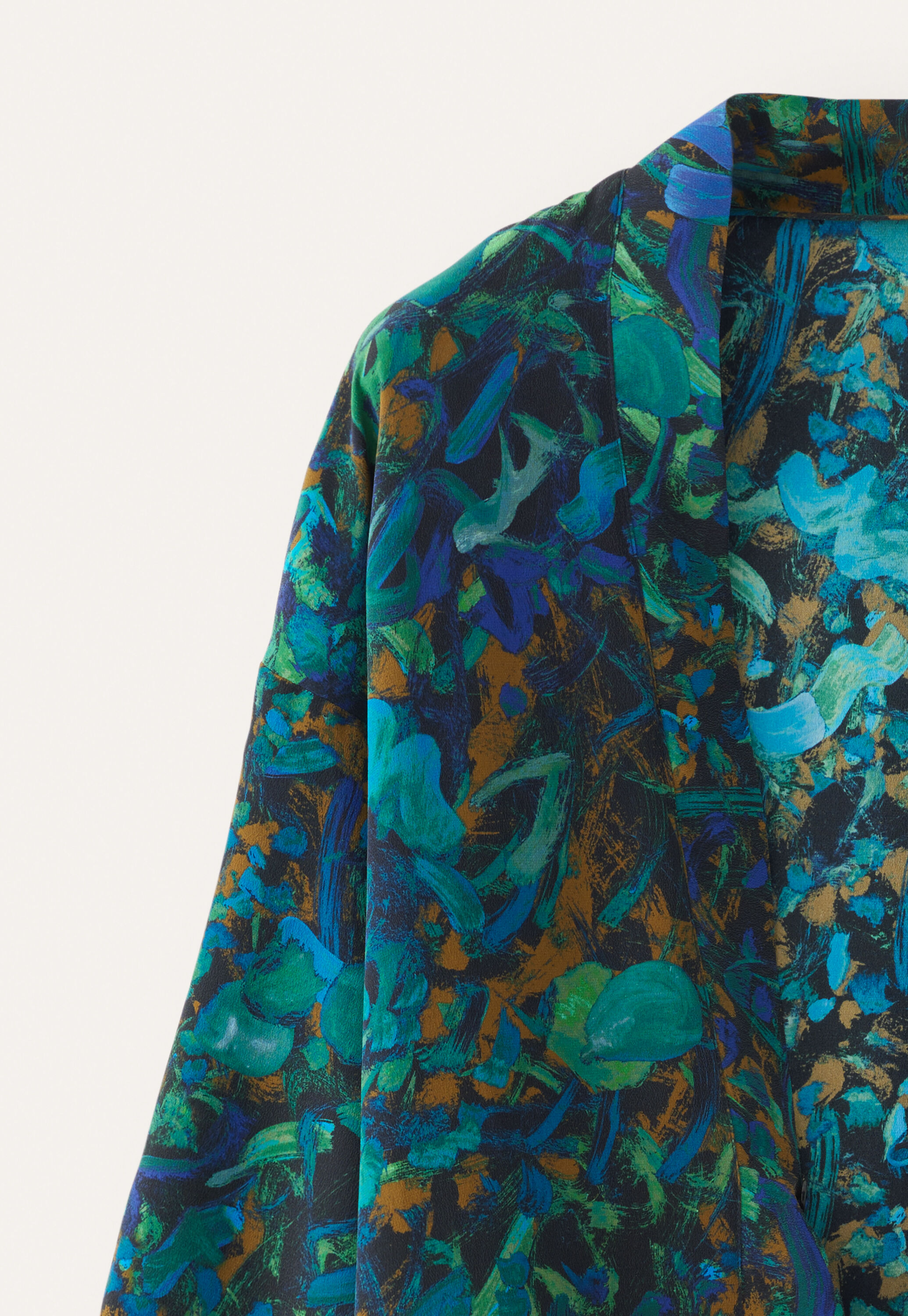 Printed kimono