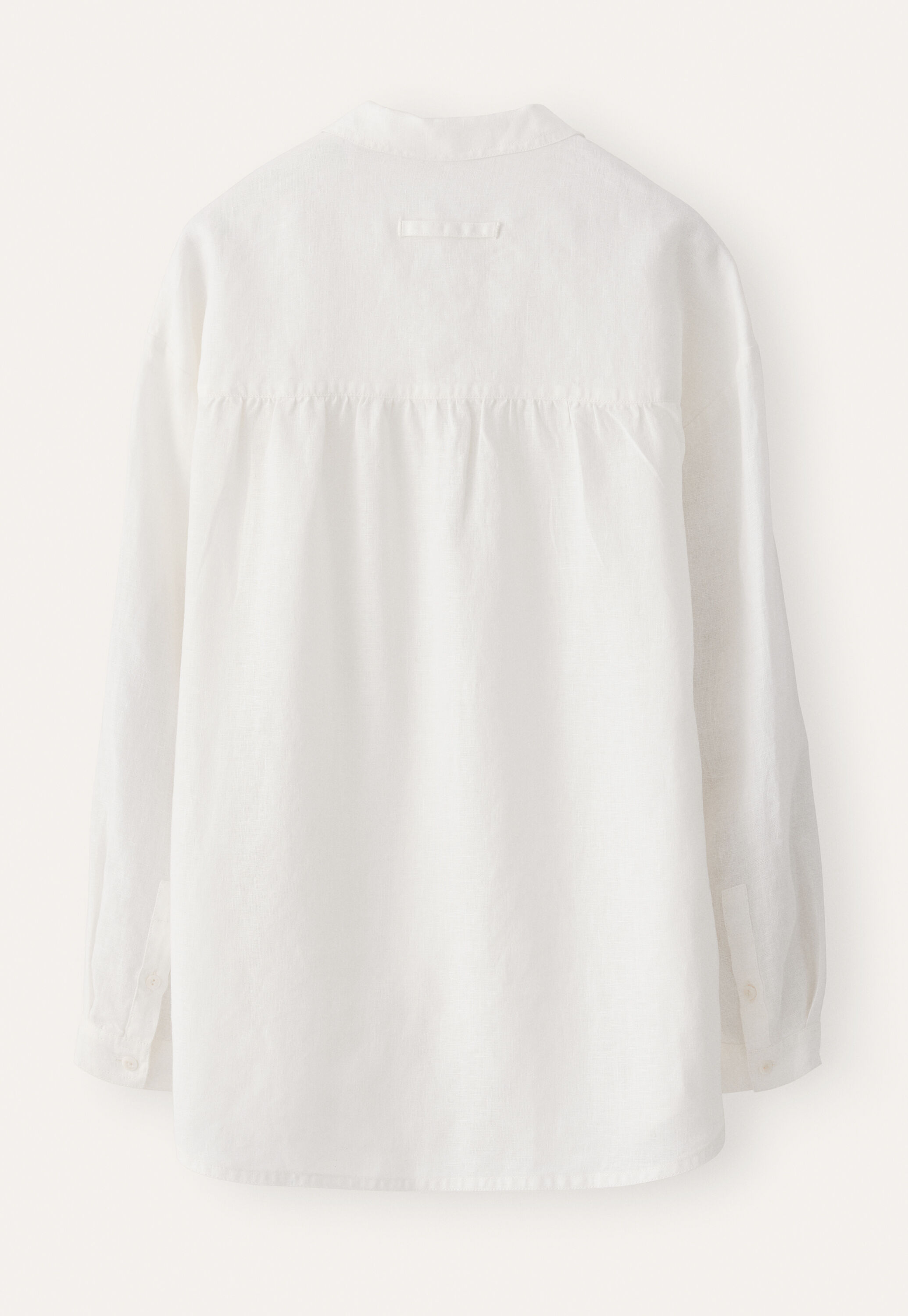 Garment-dyed overshirt