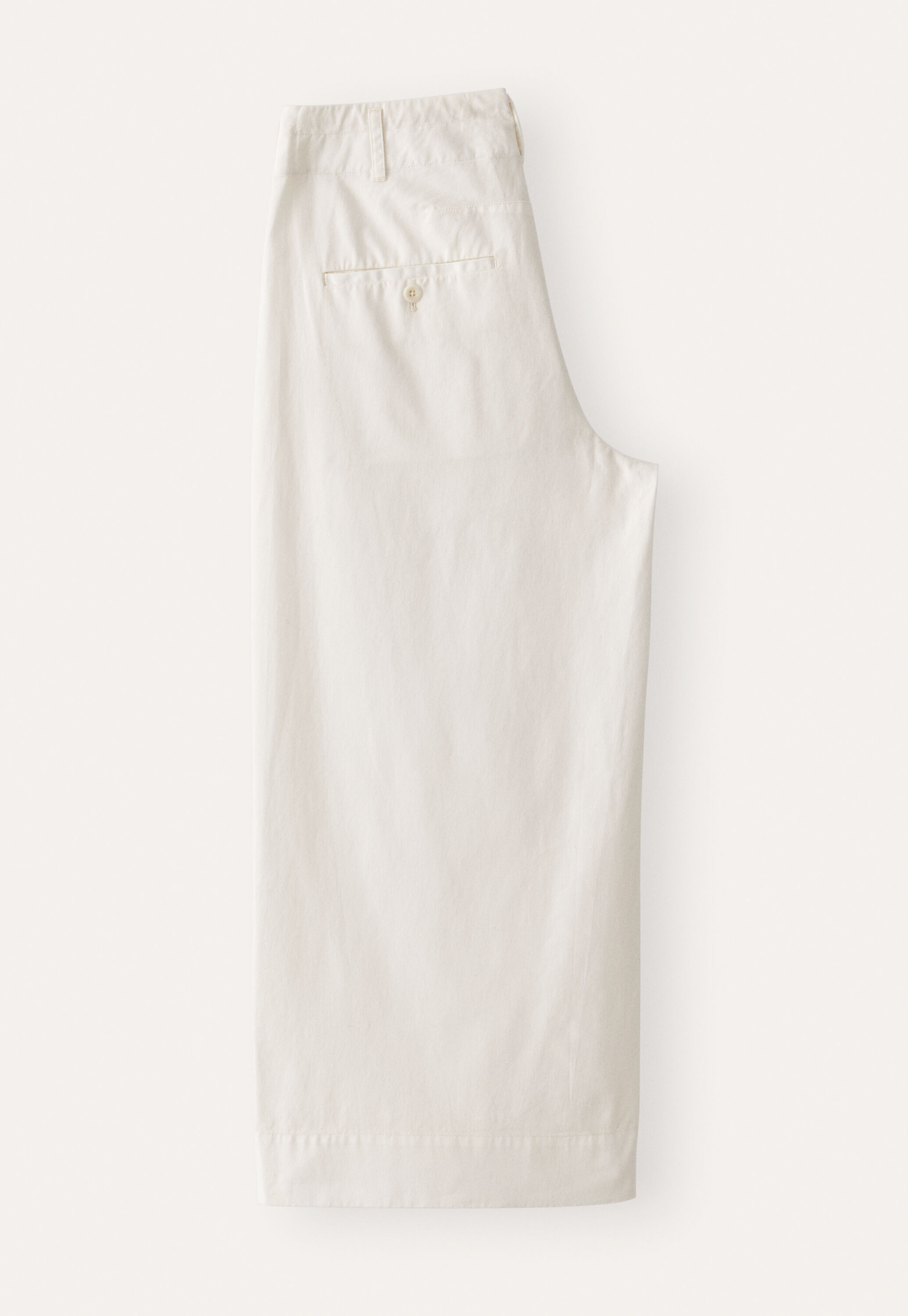 Pleat-front cropped trousers