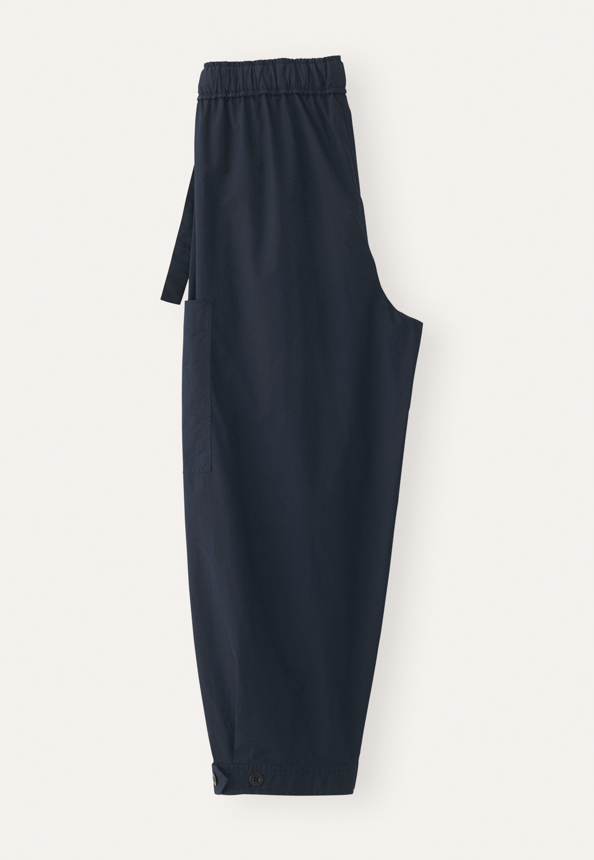 Cropped pull-on trousers