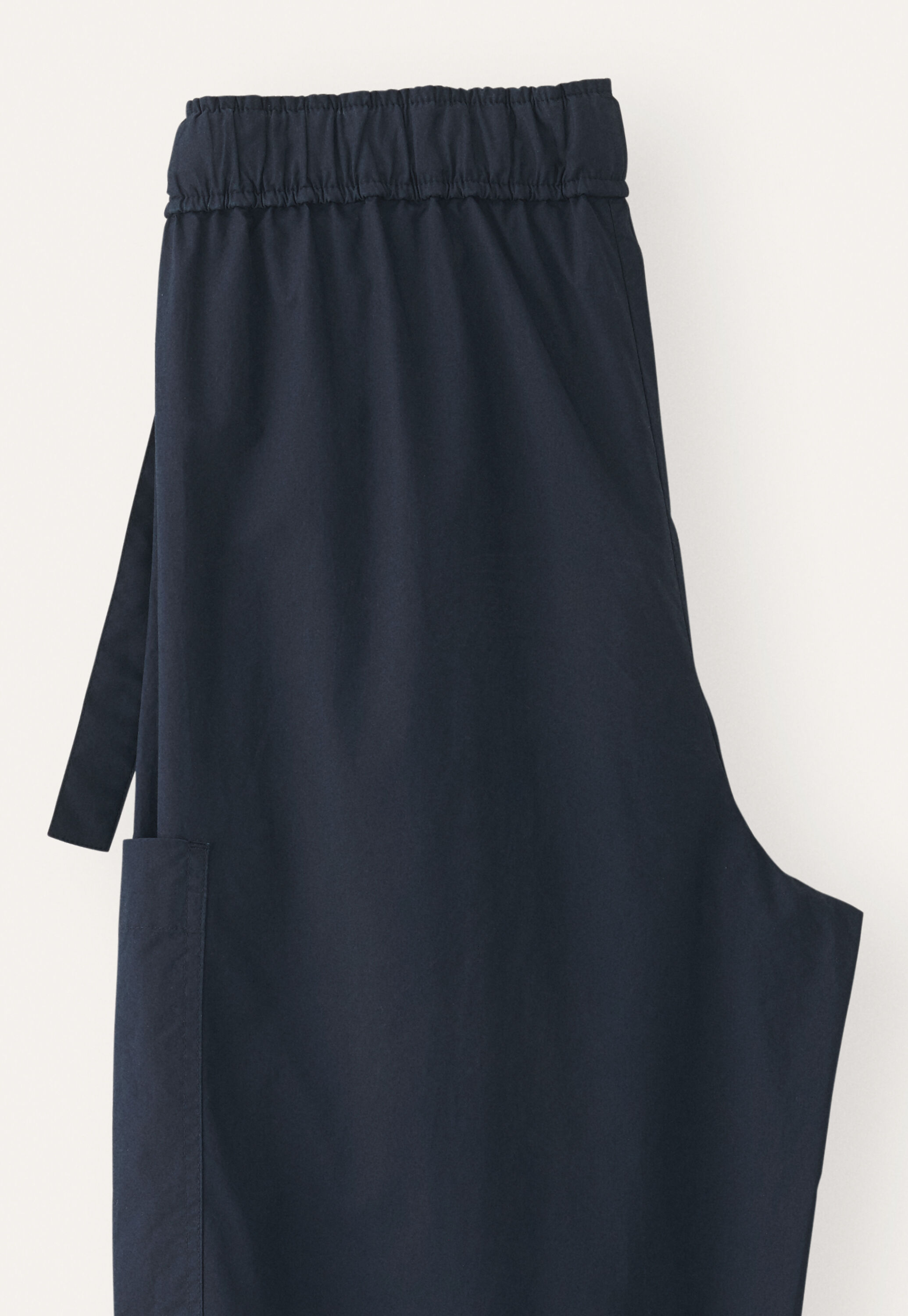 Cropped pull-on trousers