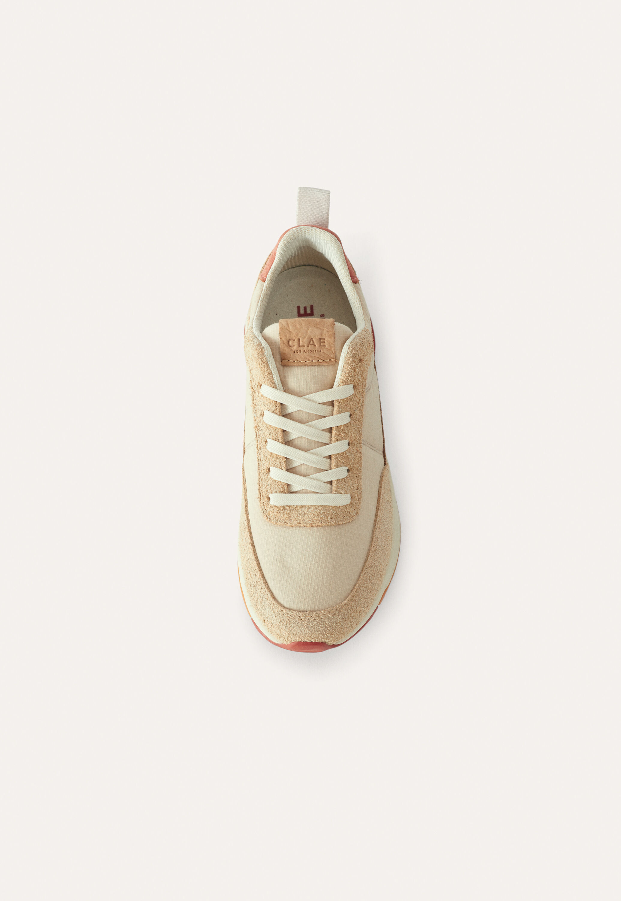 Lace-up trainers, Sand rust, large
