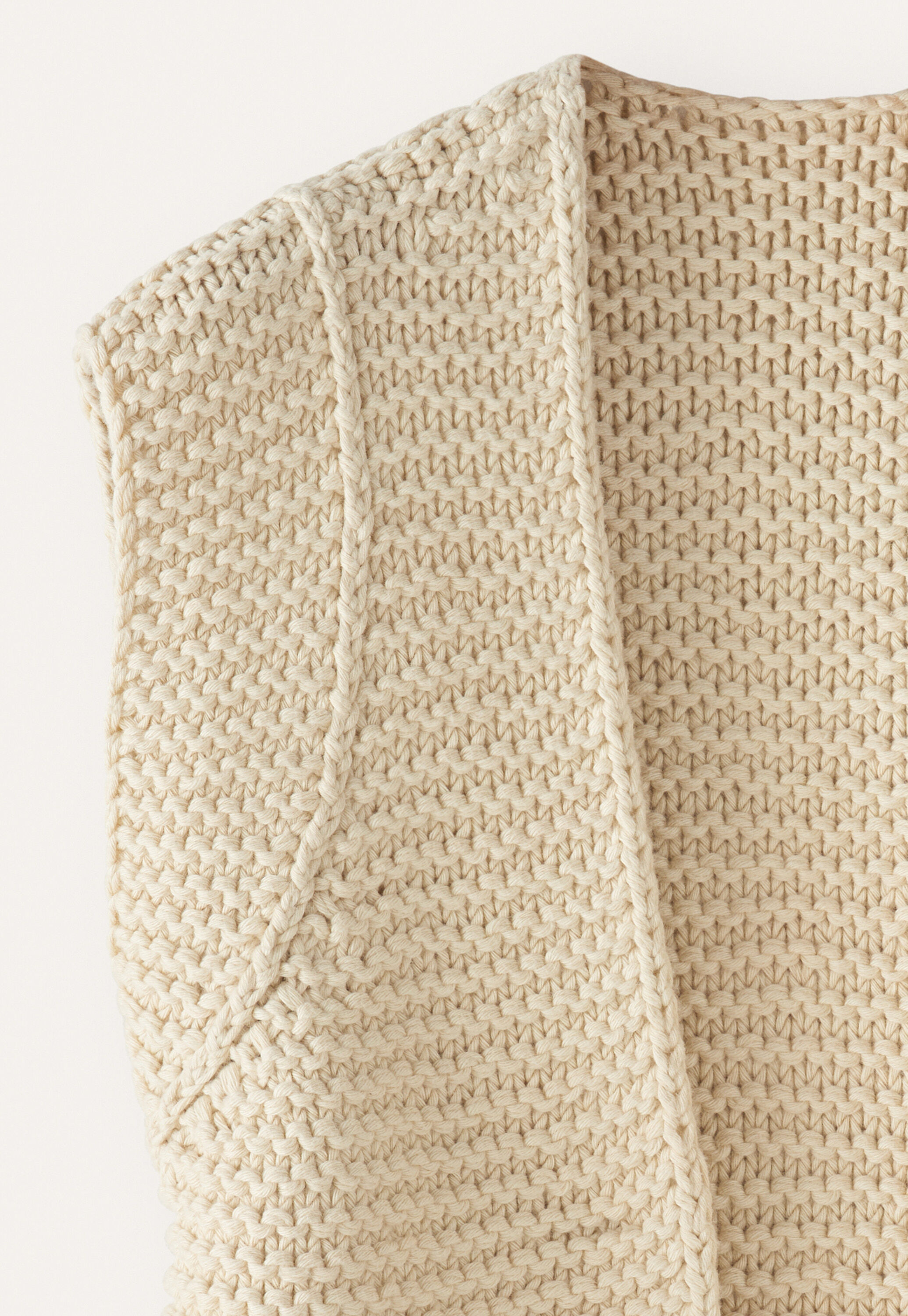 Hand-knitted waistcoat