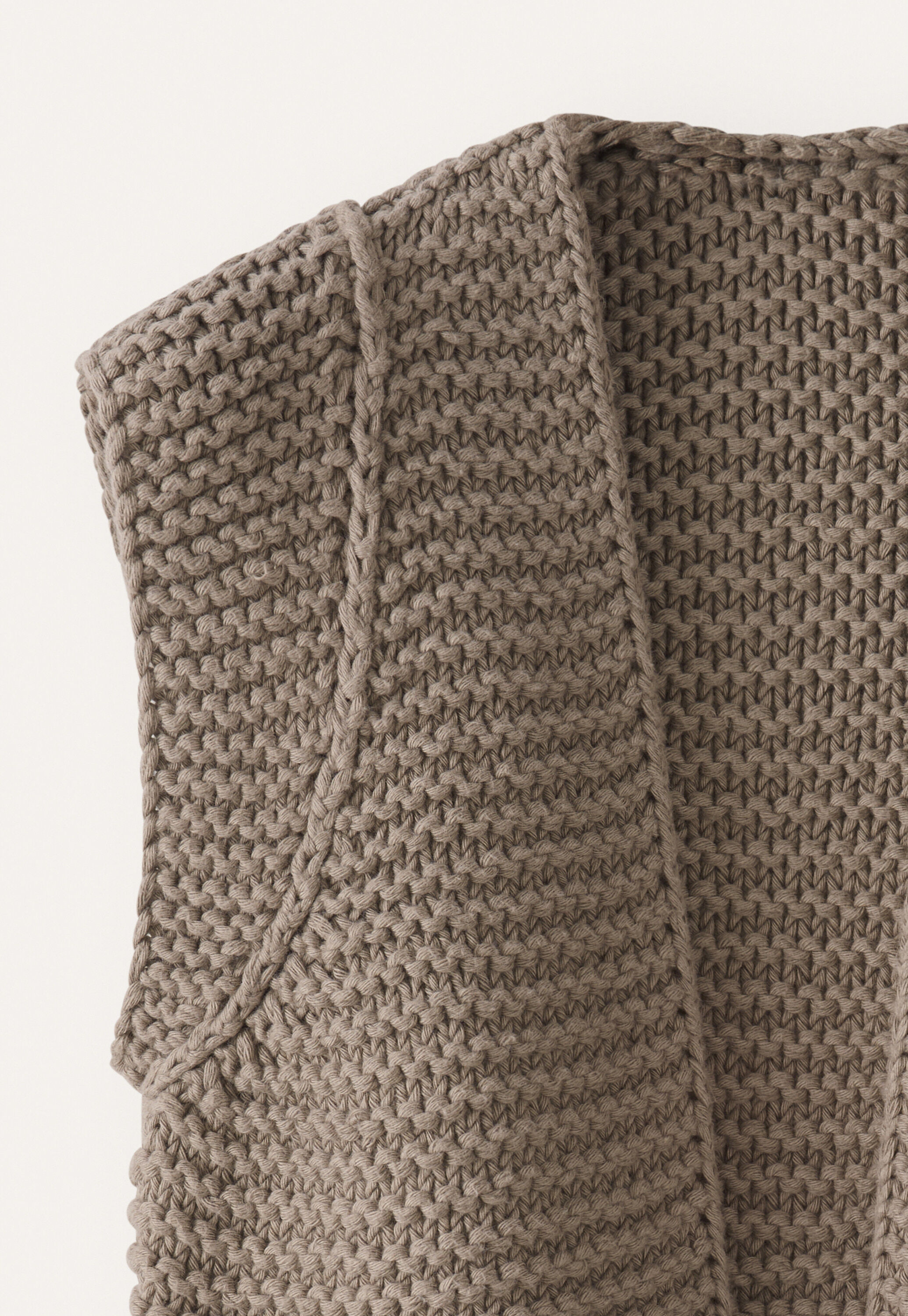 Hand-knitted waistcoat
