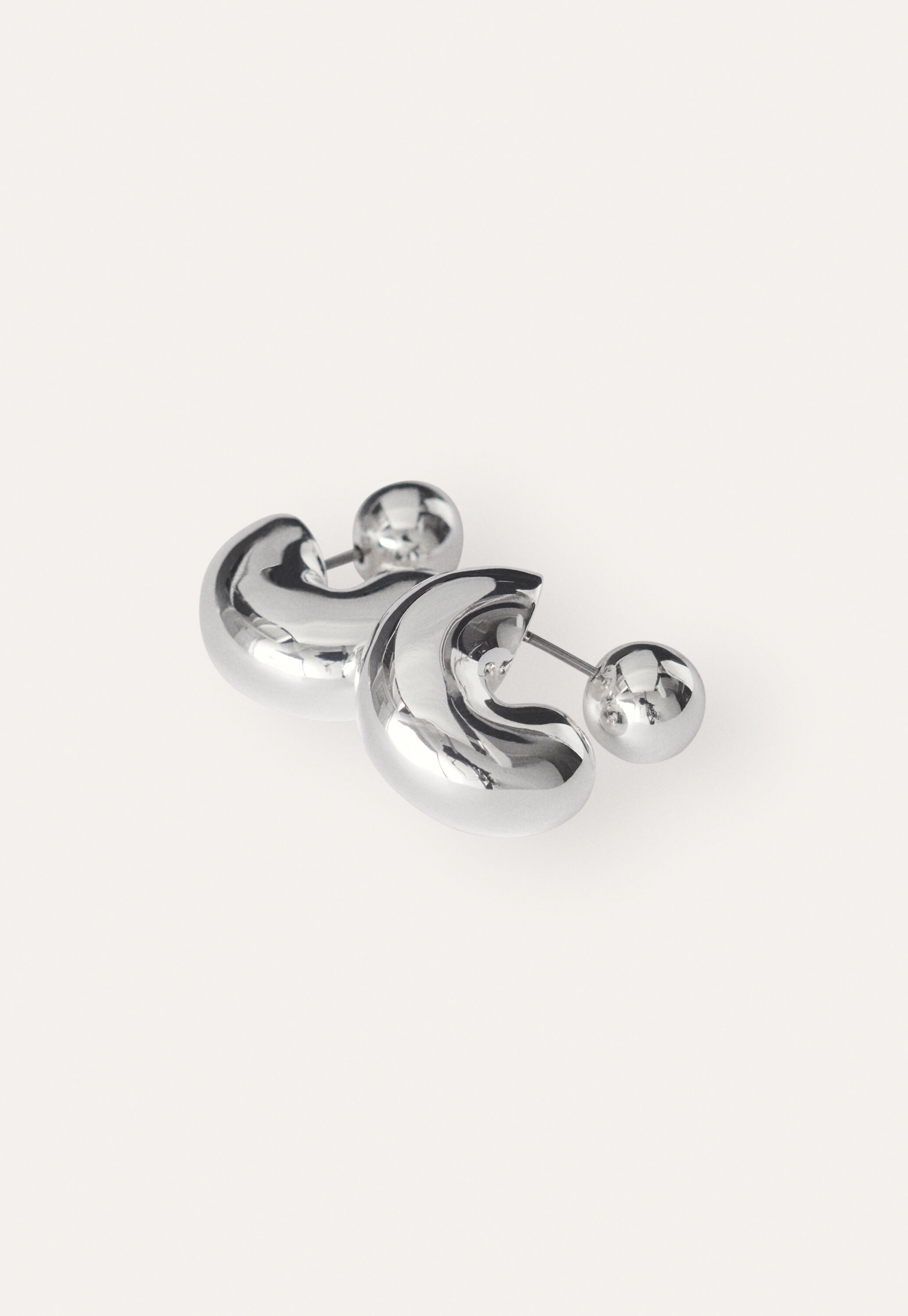 Half-hoop earrings