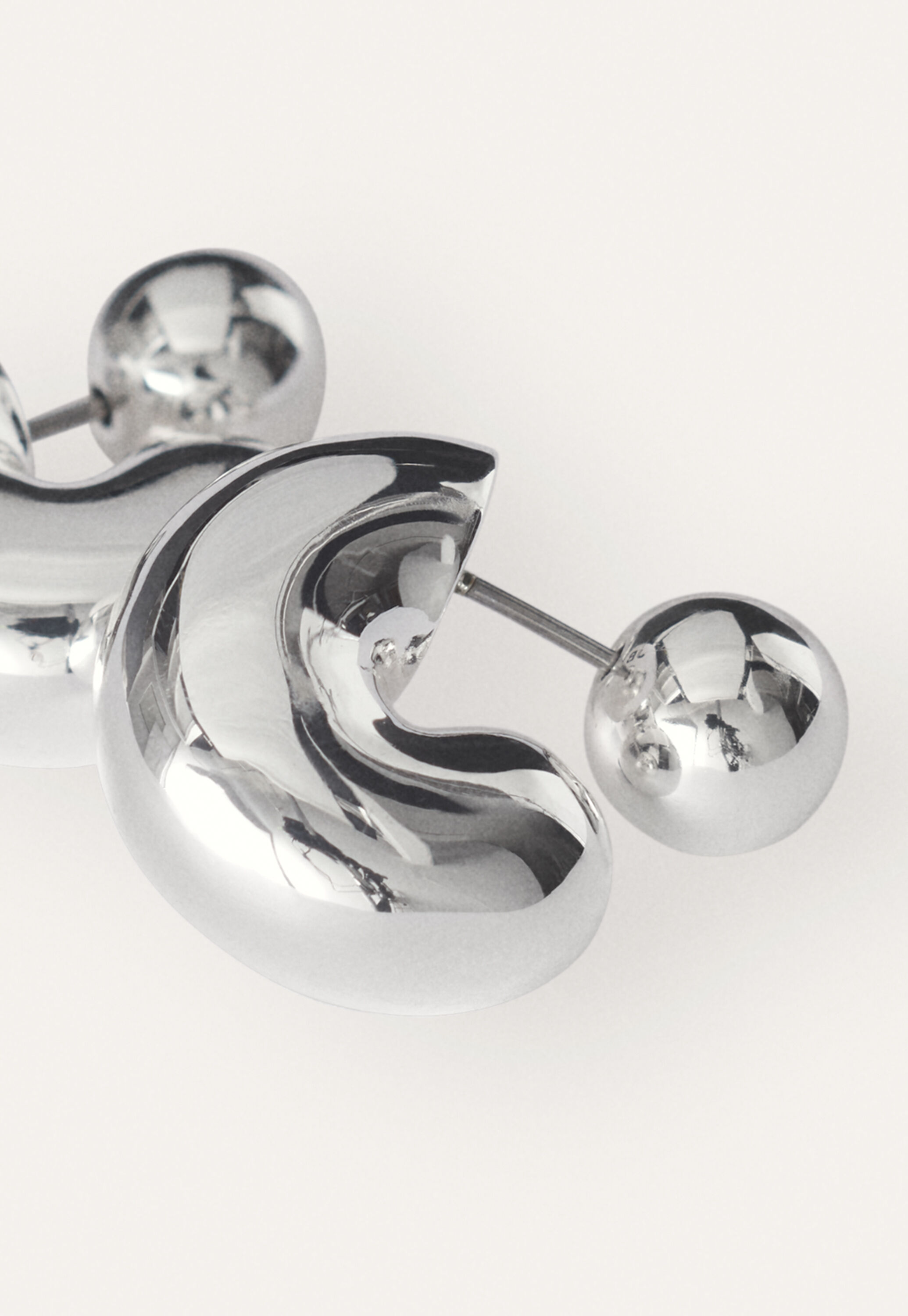 Half-hoop earrings