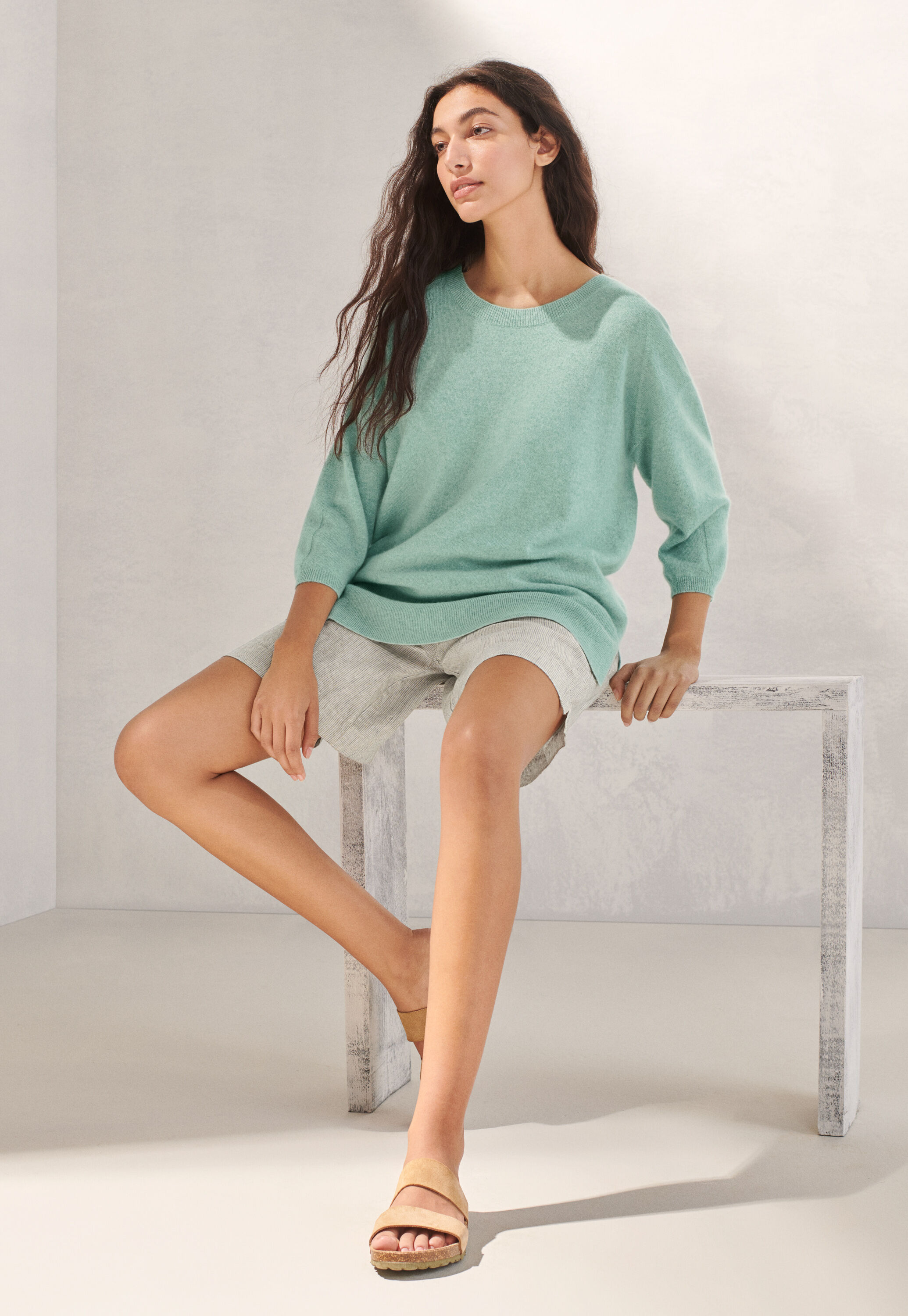 Cable sweater