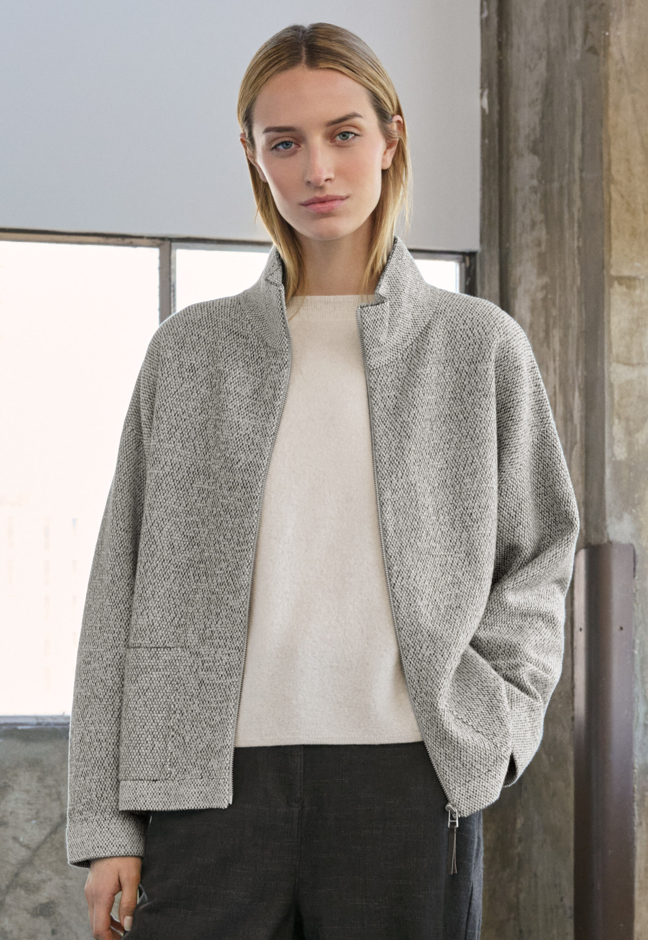 Zip-front jacket