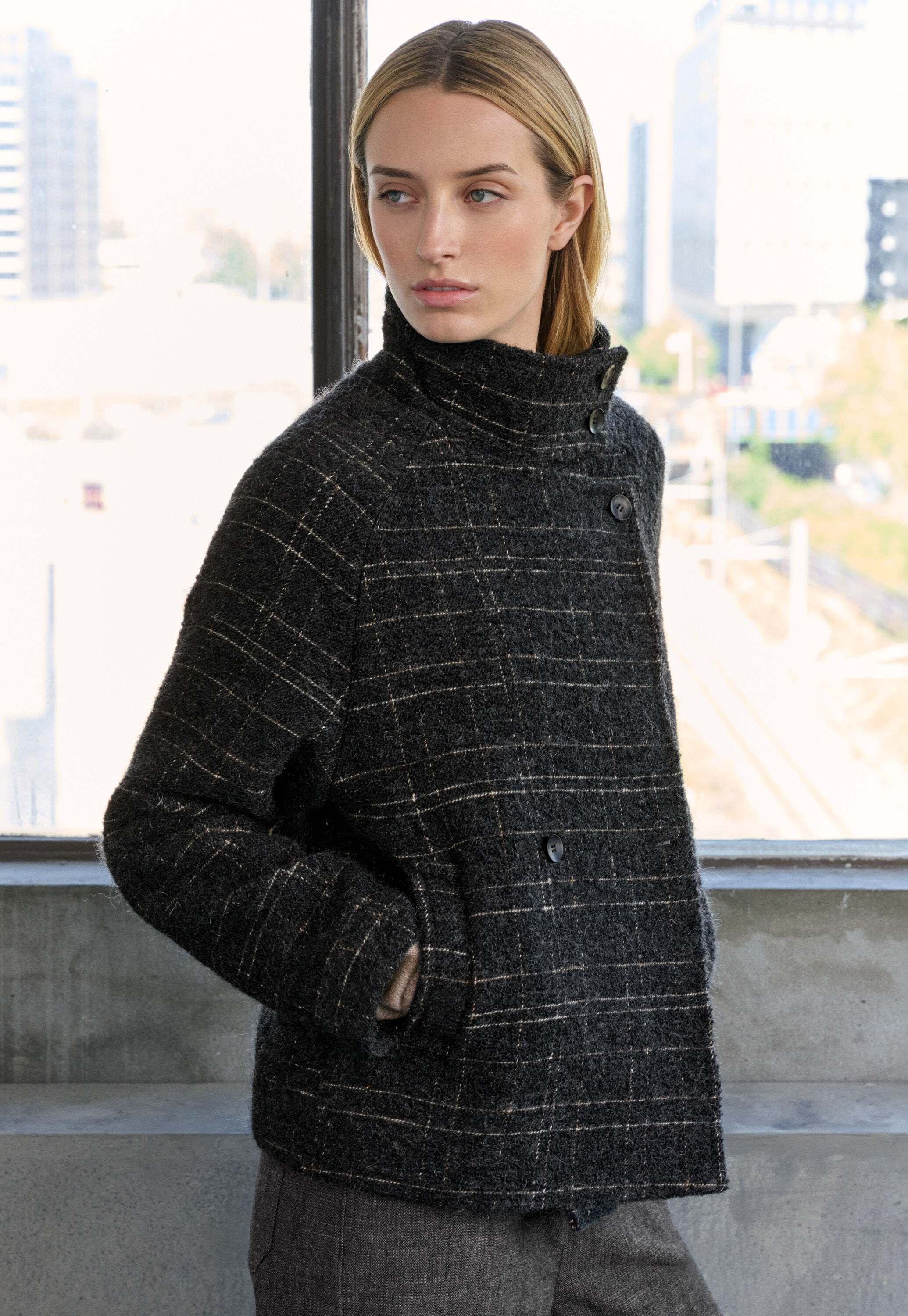 Edge-to-edge cardigan