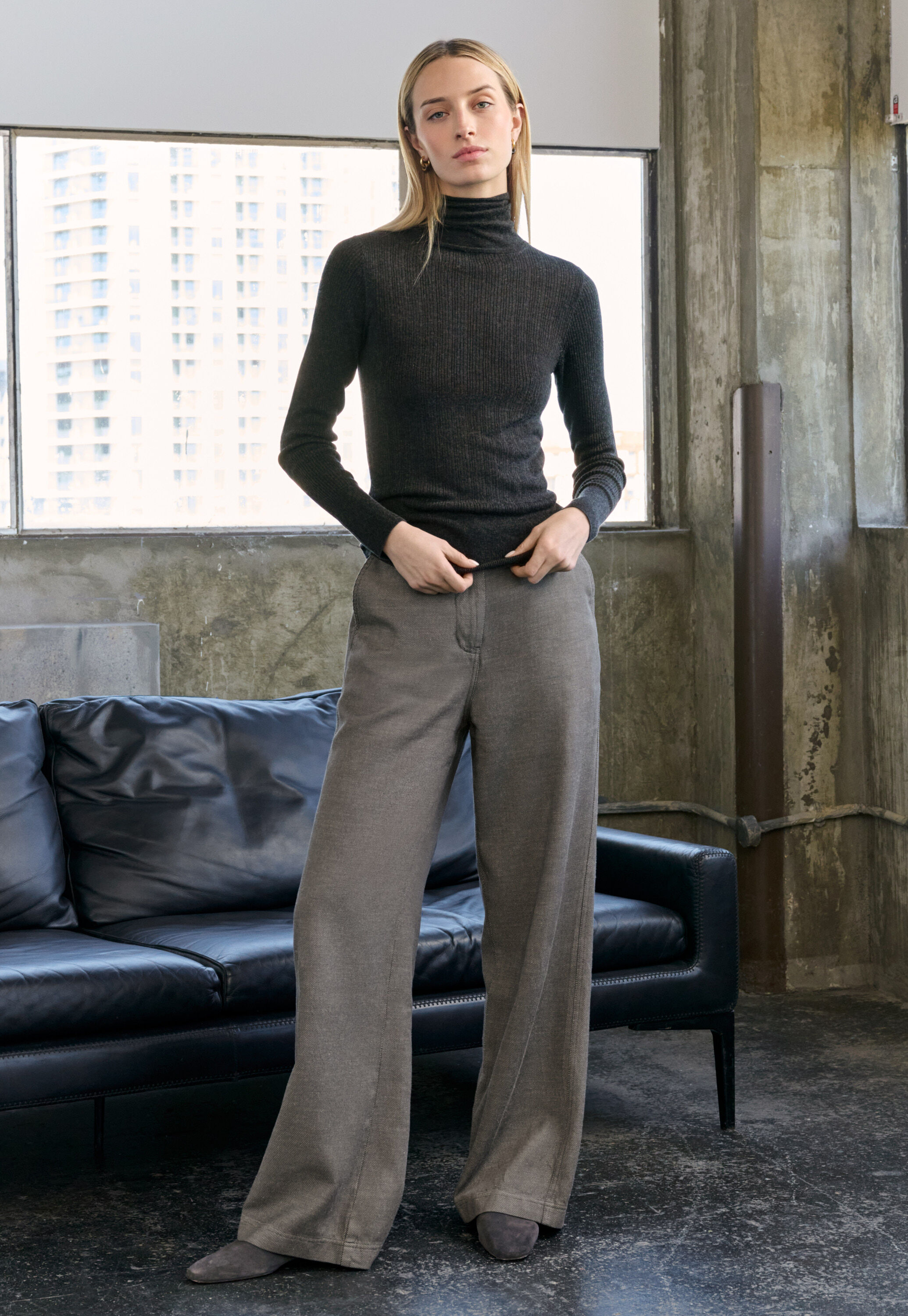 Ribbed sweater