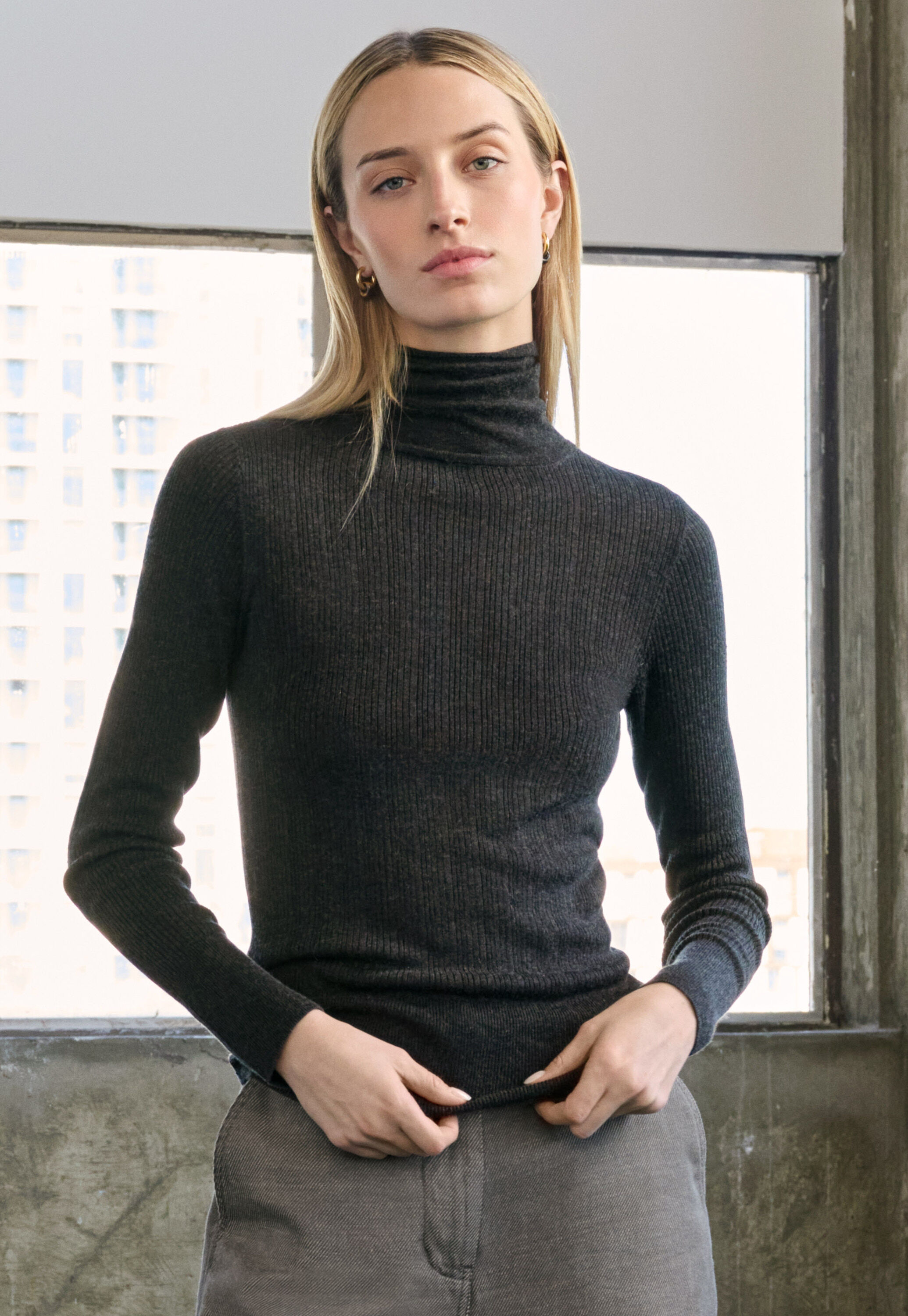 Round-neck sweater
