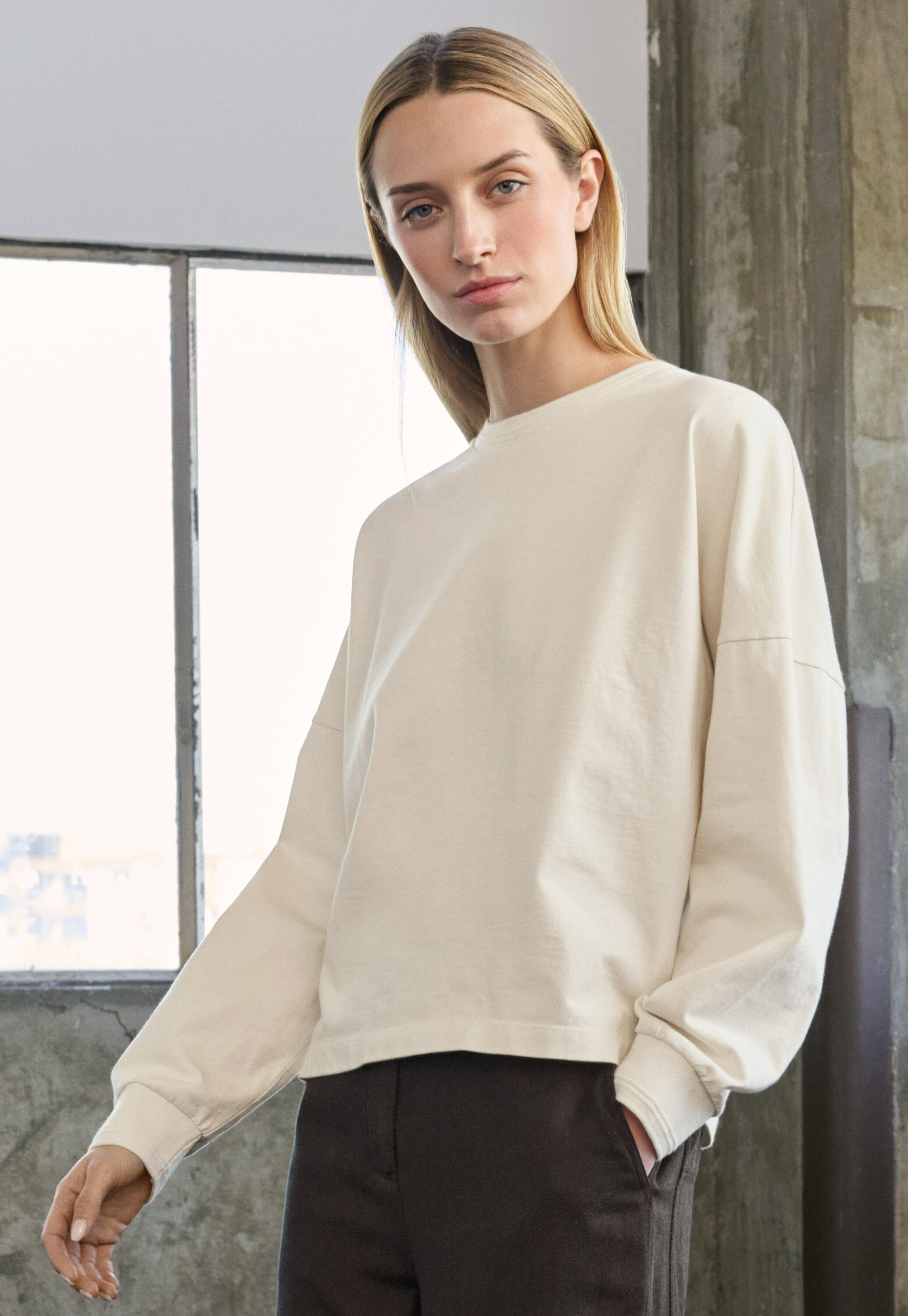 Jersey sweatshirt