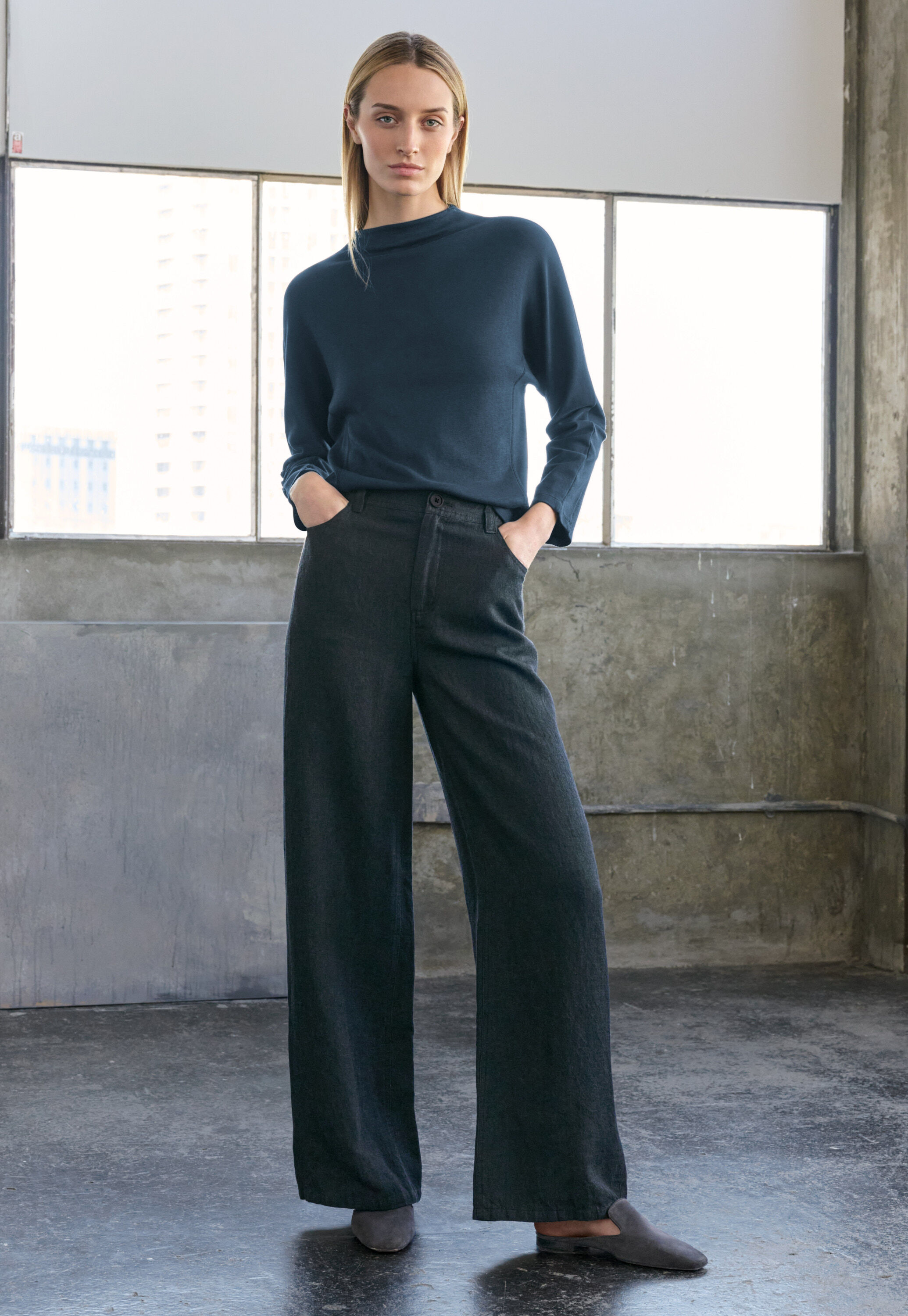 Garment-dyed overshirt