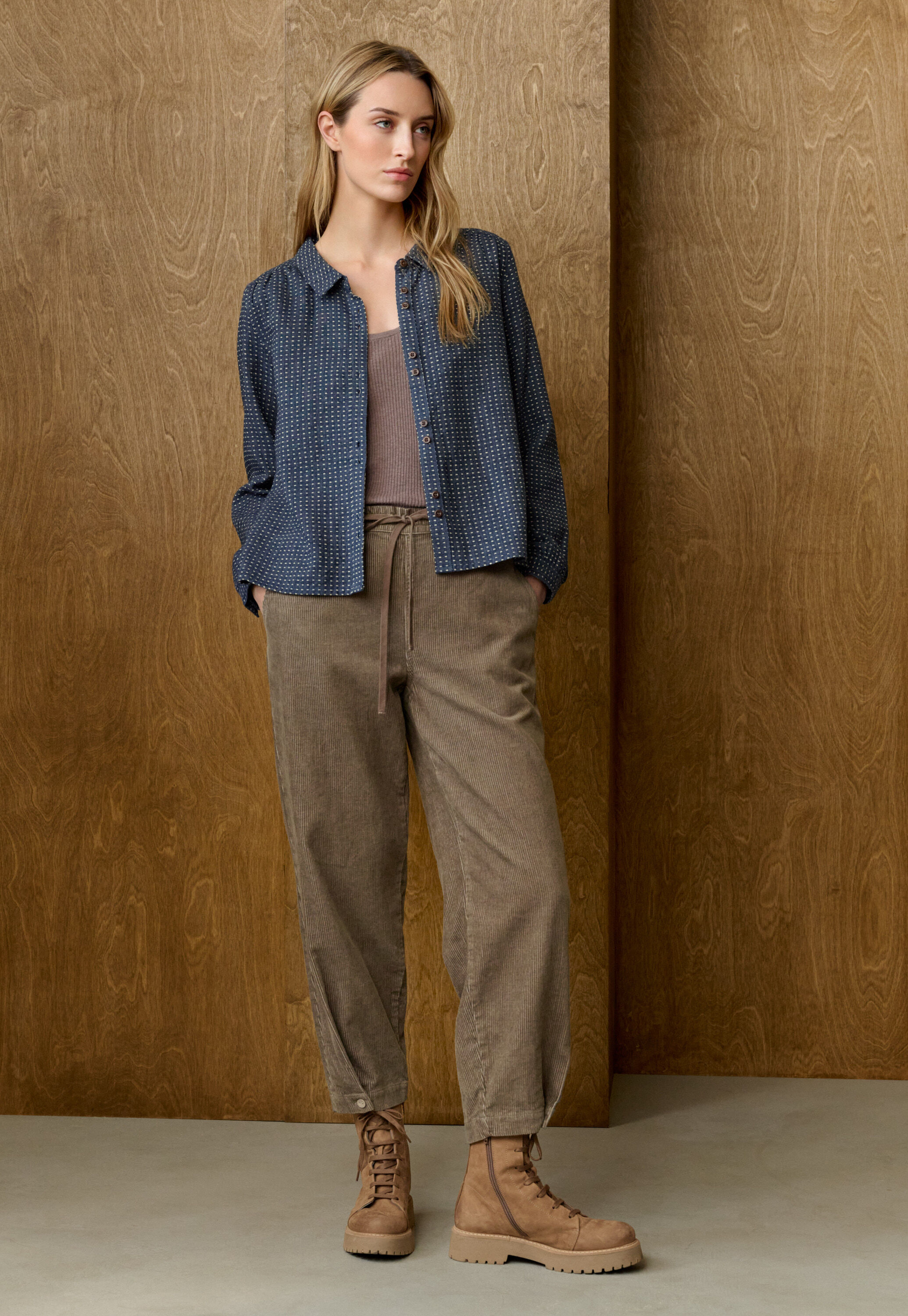 Pleat-front trousers