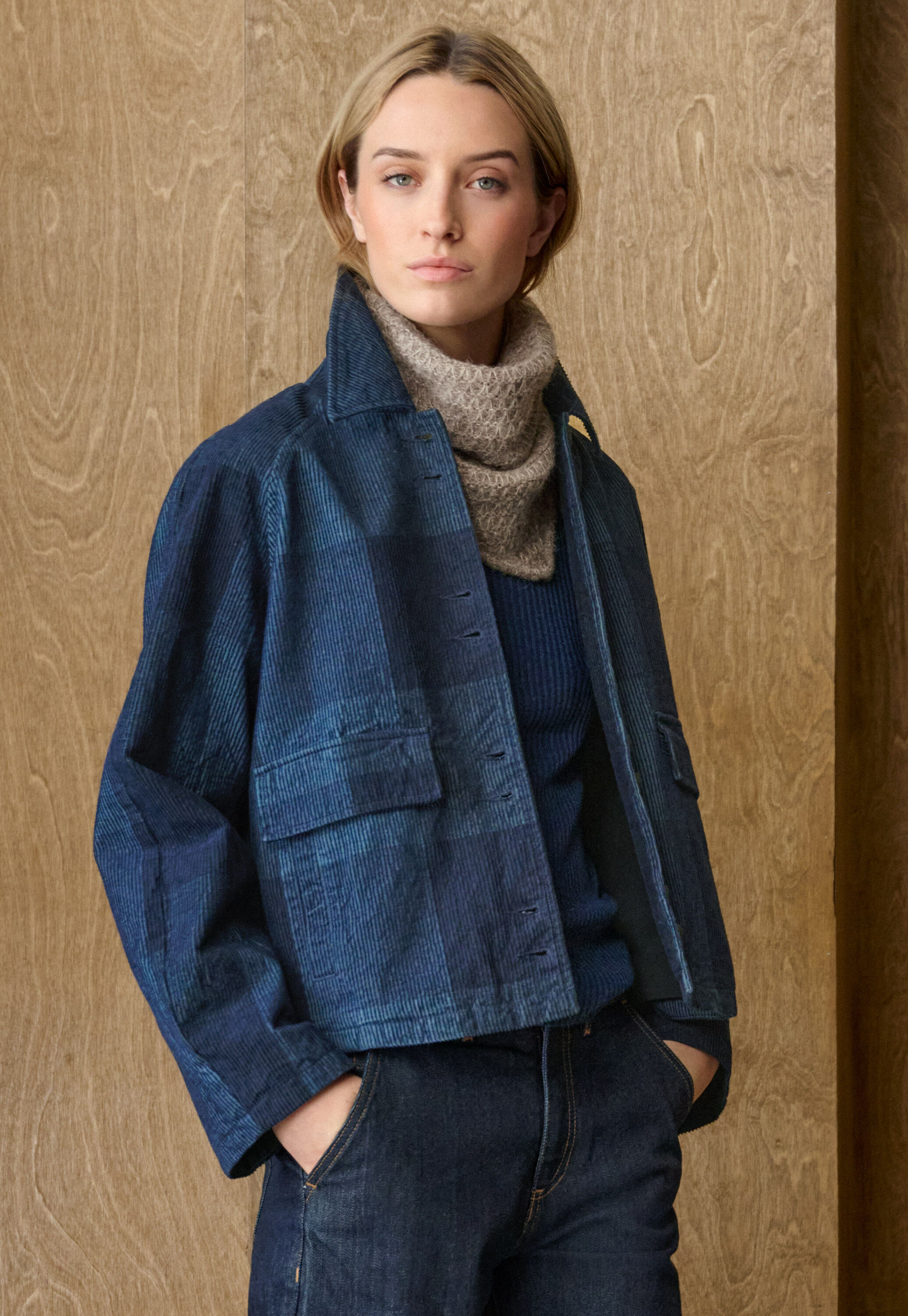 Edge-to-edge cardigan