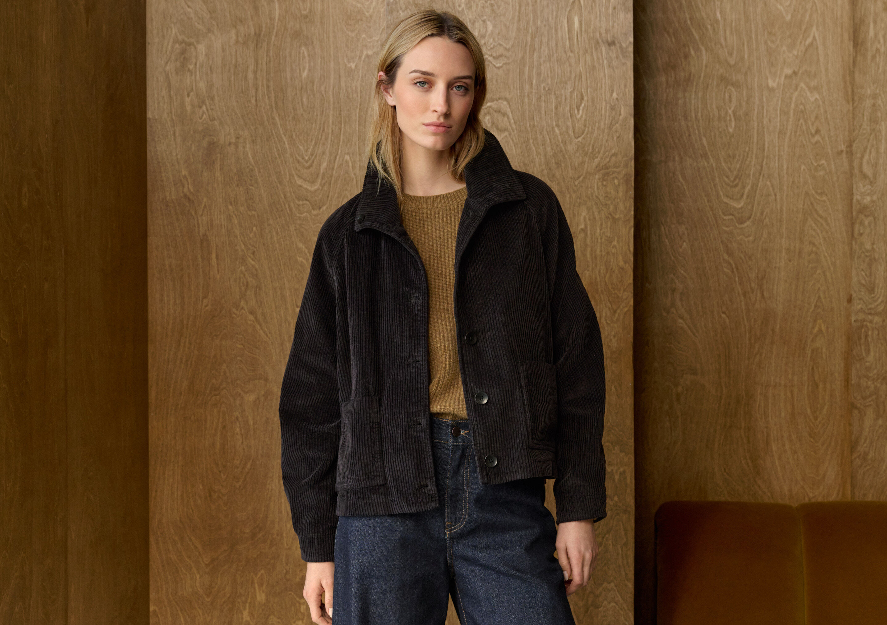 Edge-to-edge cardigan