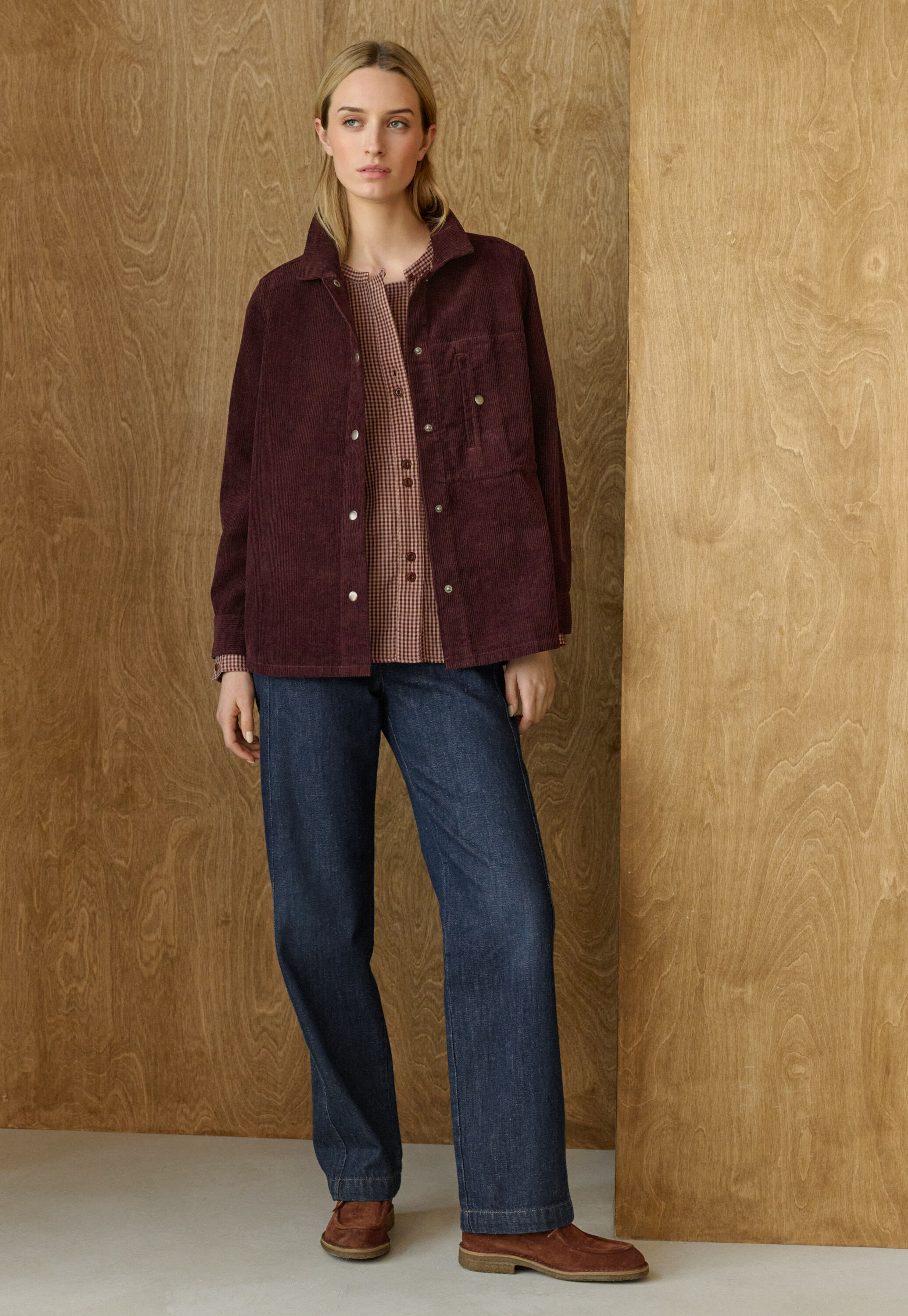Cord overshirt