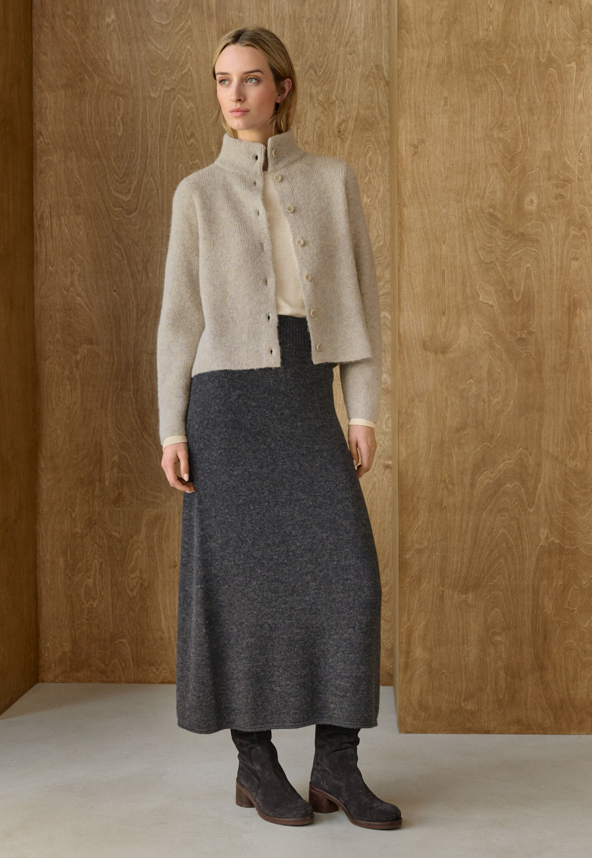 Knitted skirt
