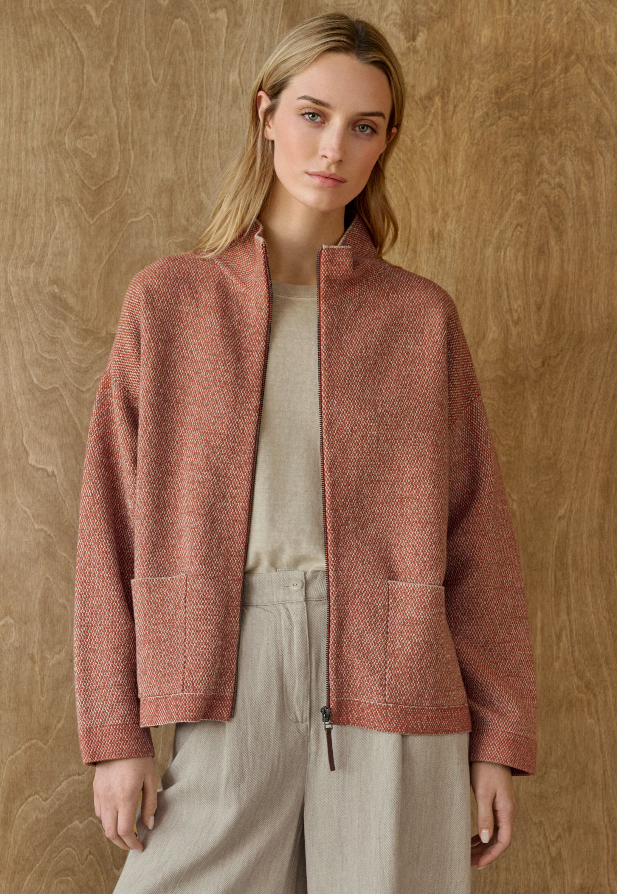 Zip-front jacket