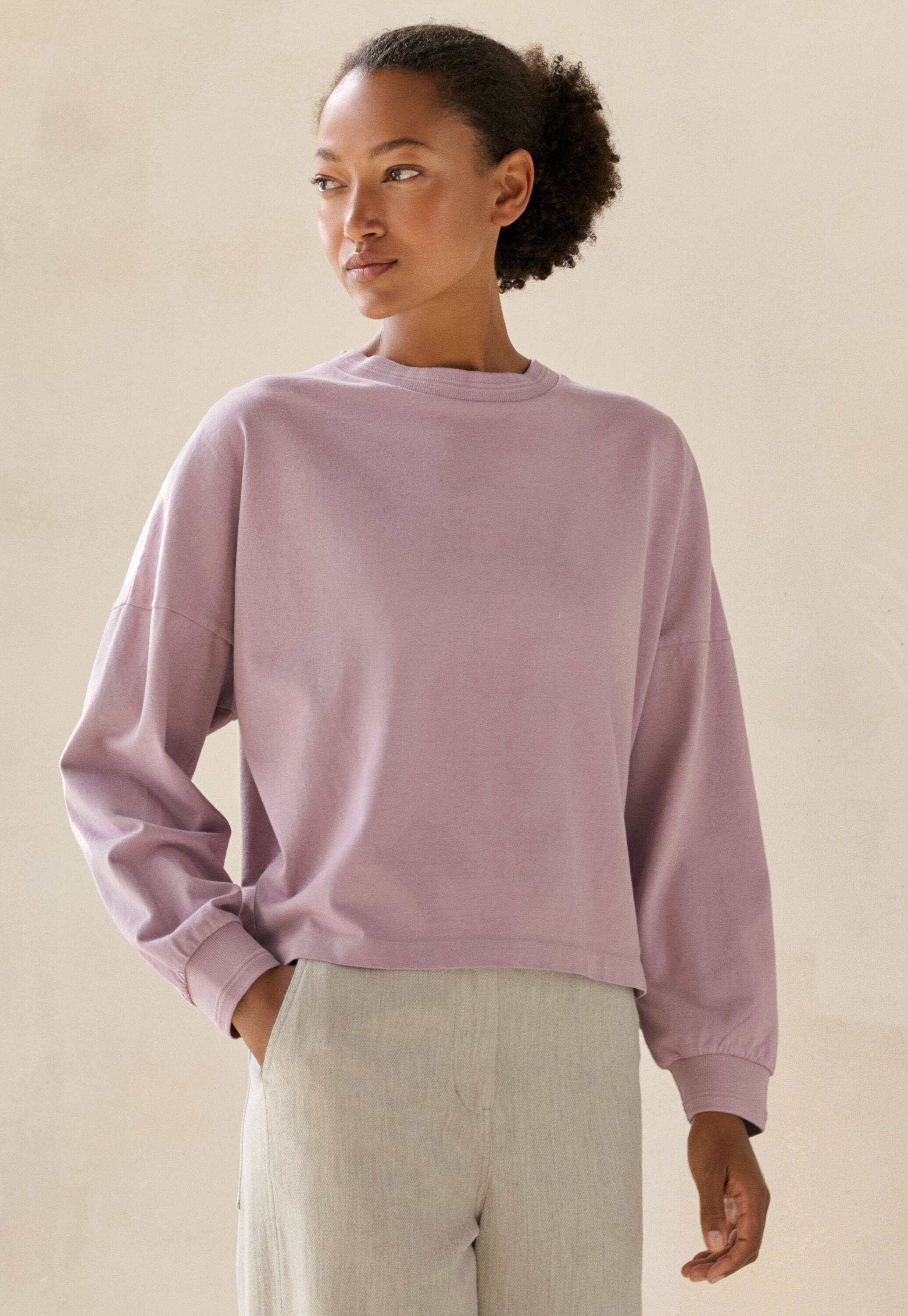 Peplum-detail dress