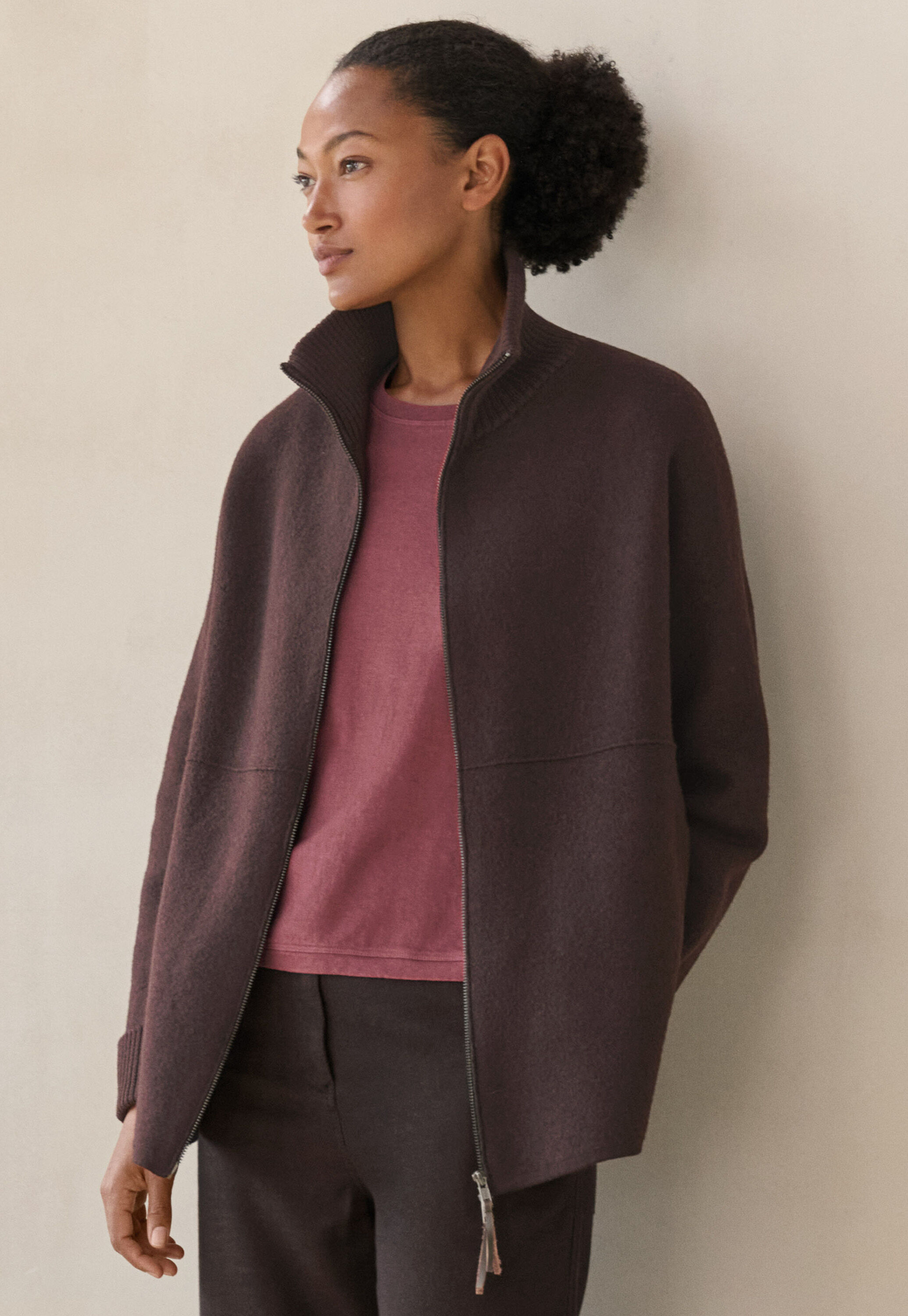 Edge-to-edge cardigan