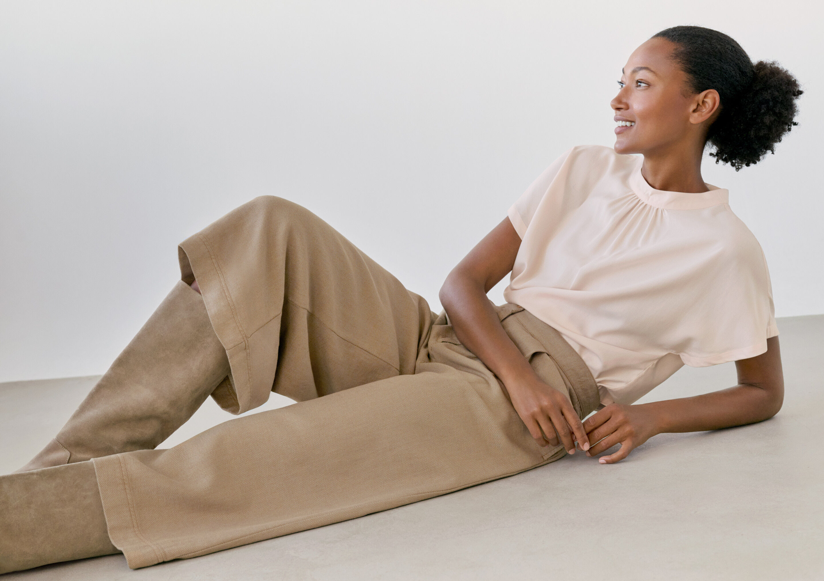 Pleat-front trousers