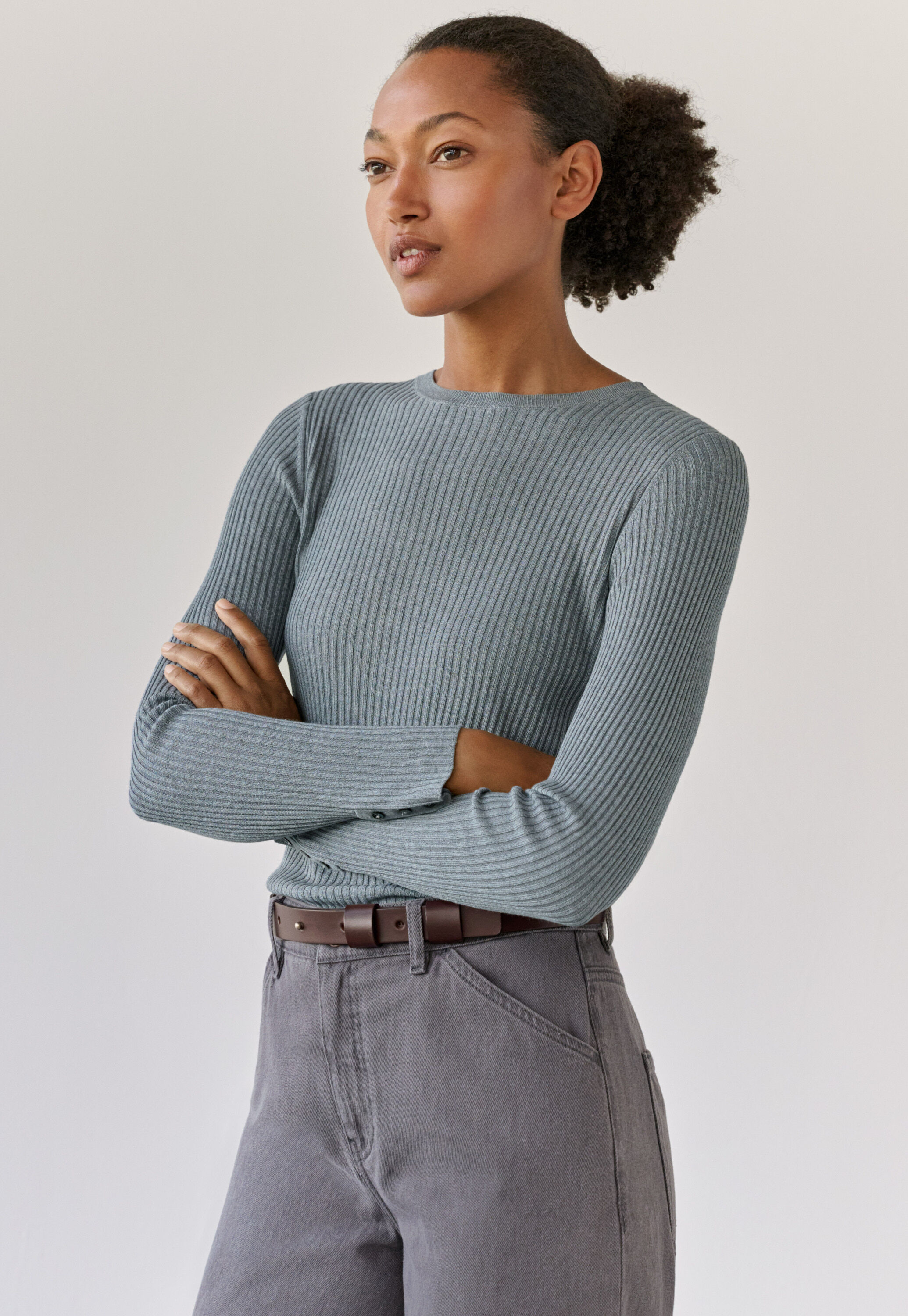 Round-neck sweater