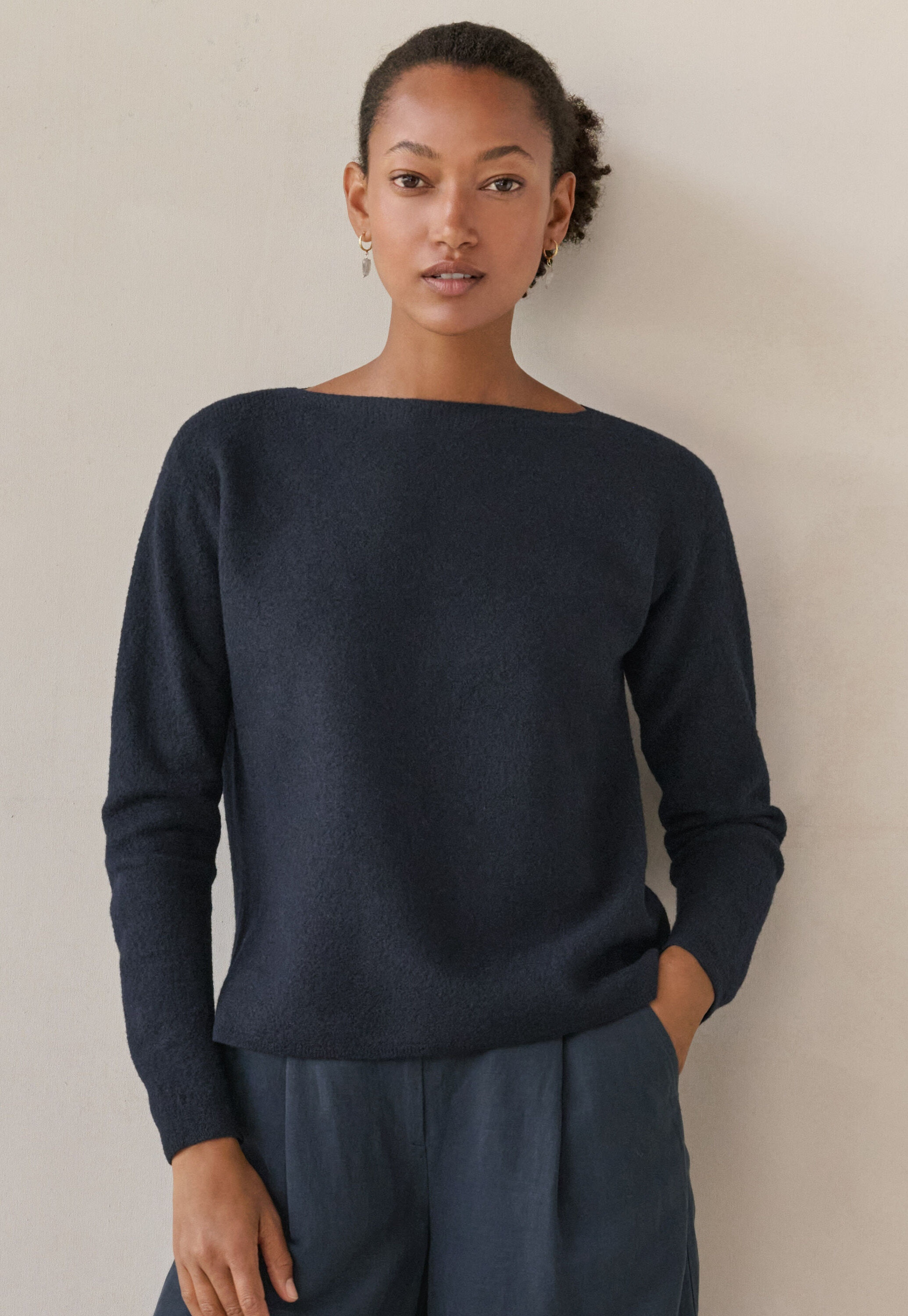 Round-neck sweater