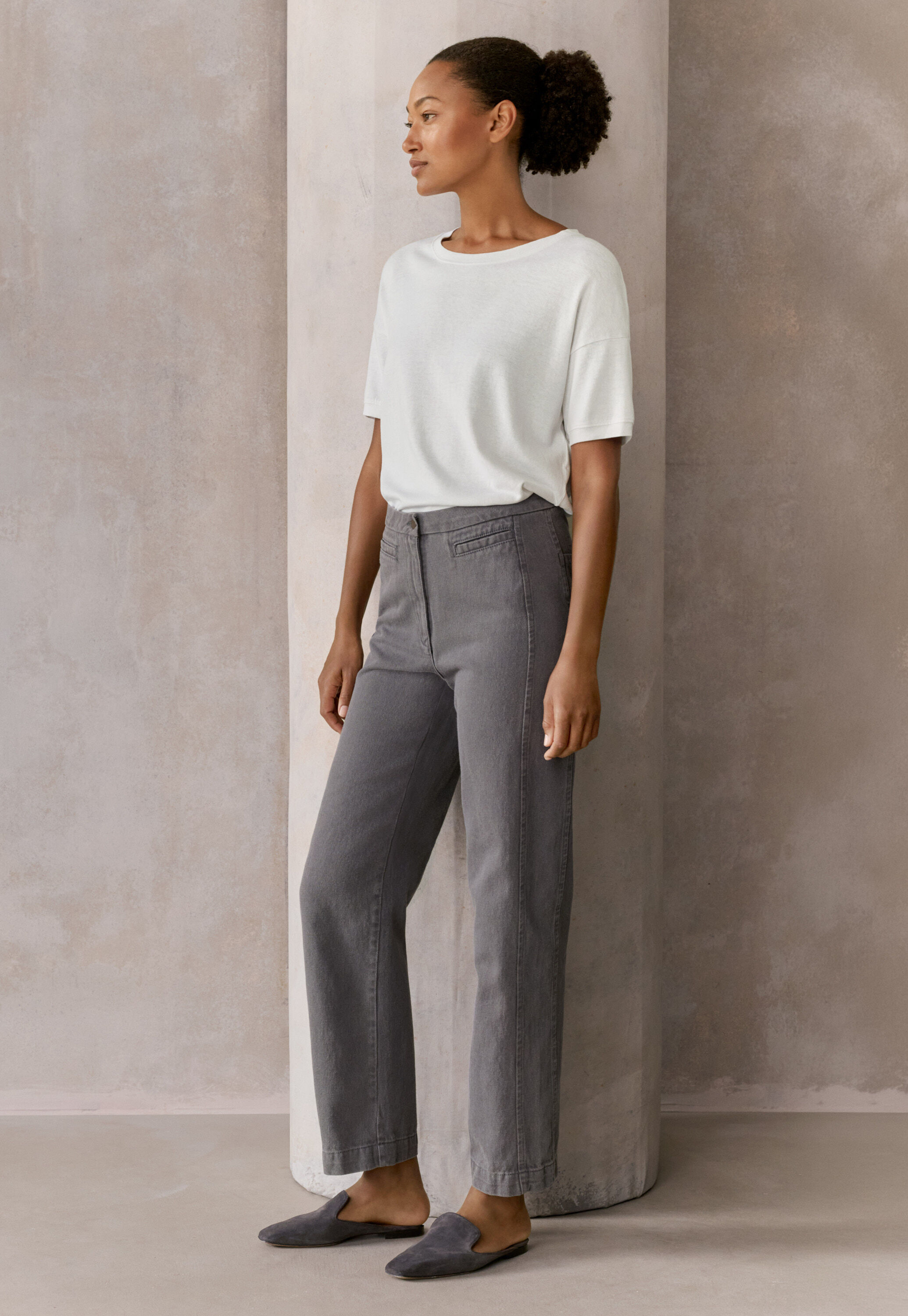 Slim cropped jeans
