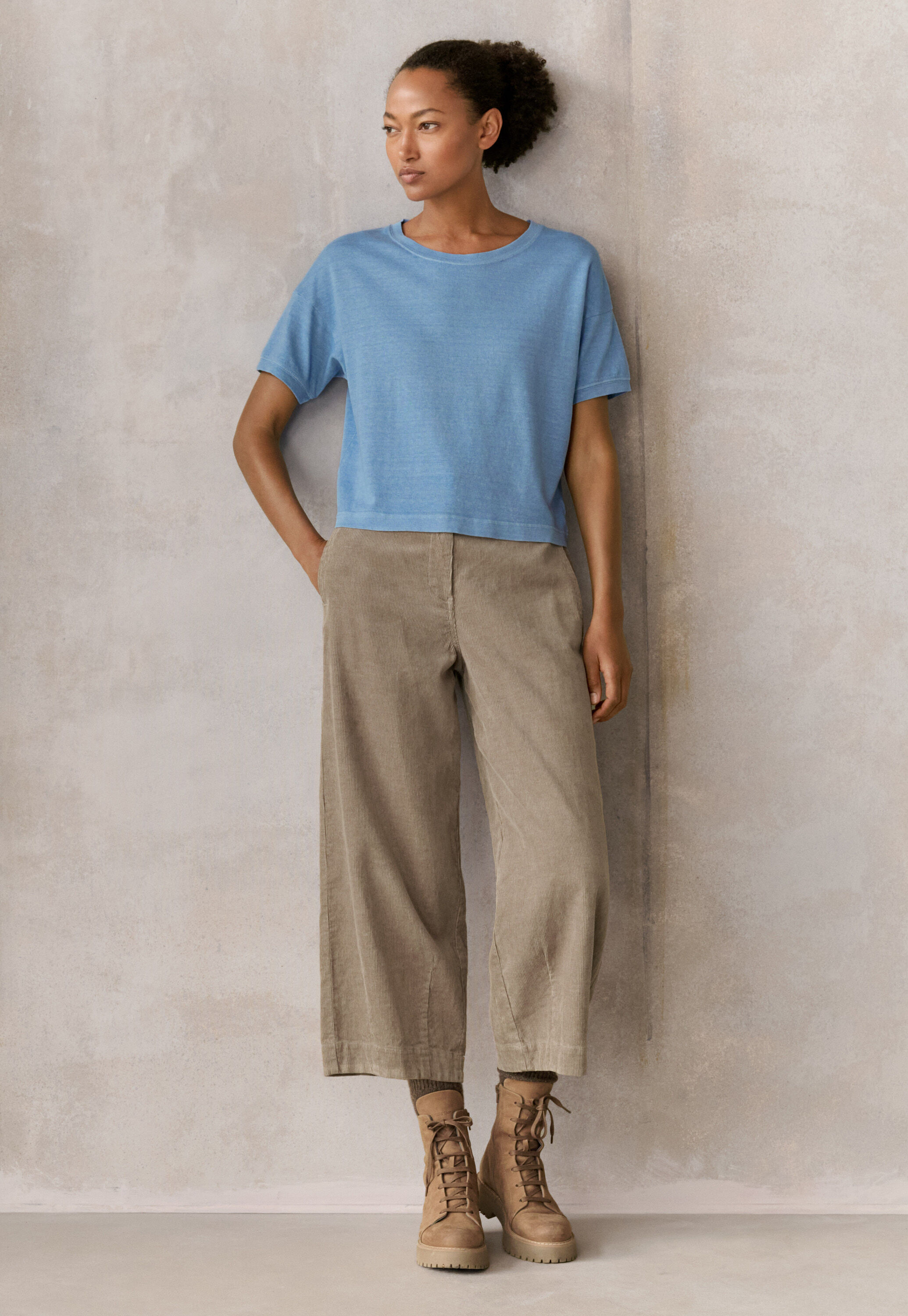 Pleat-front trousers