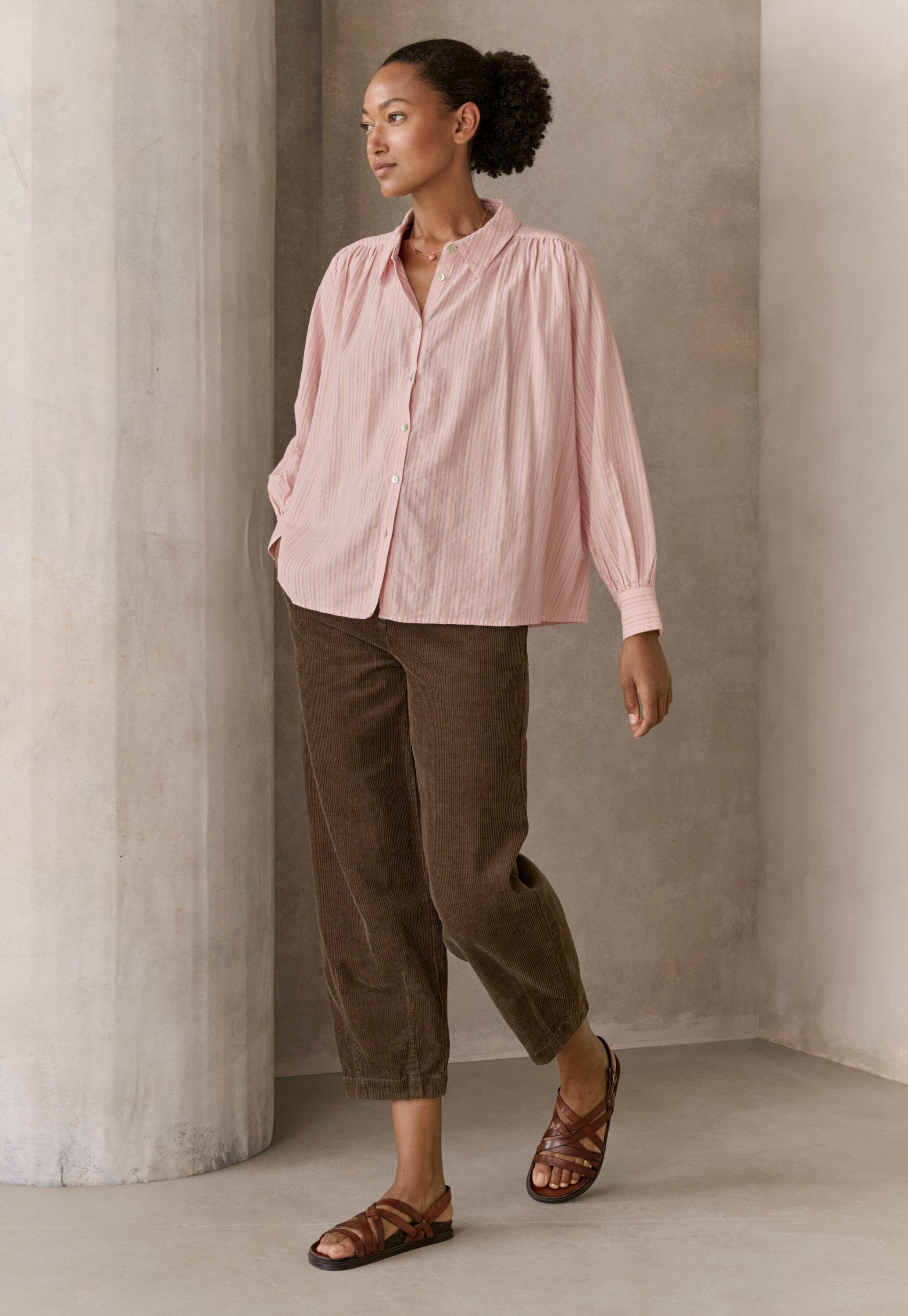 Pleat-front trousers