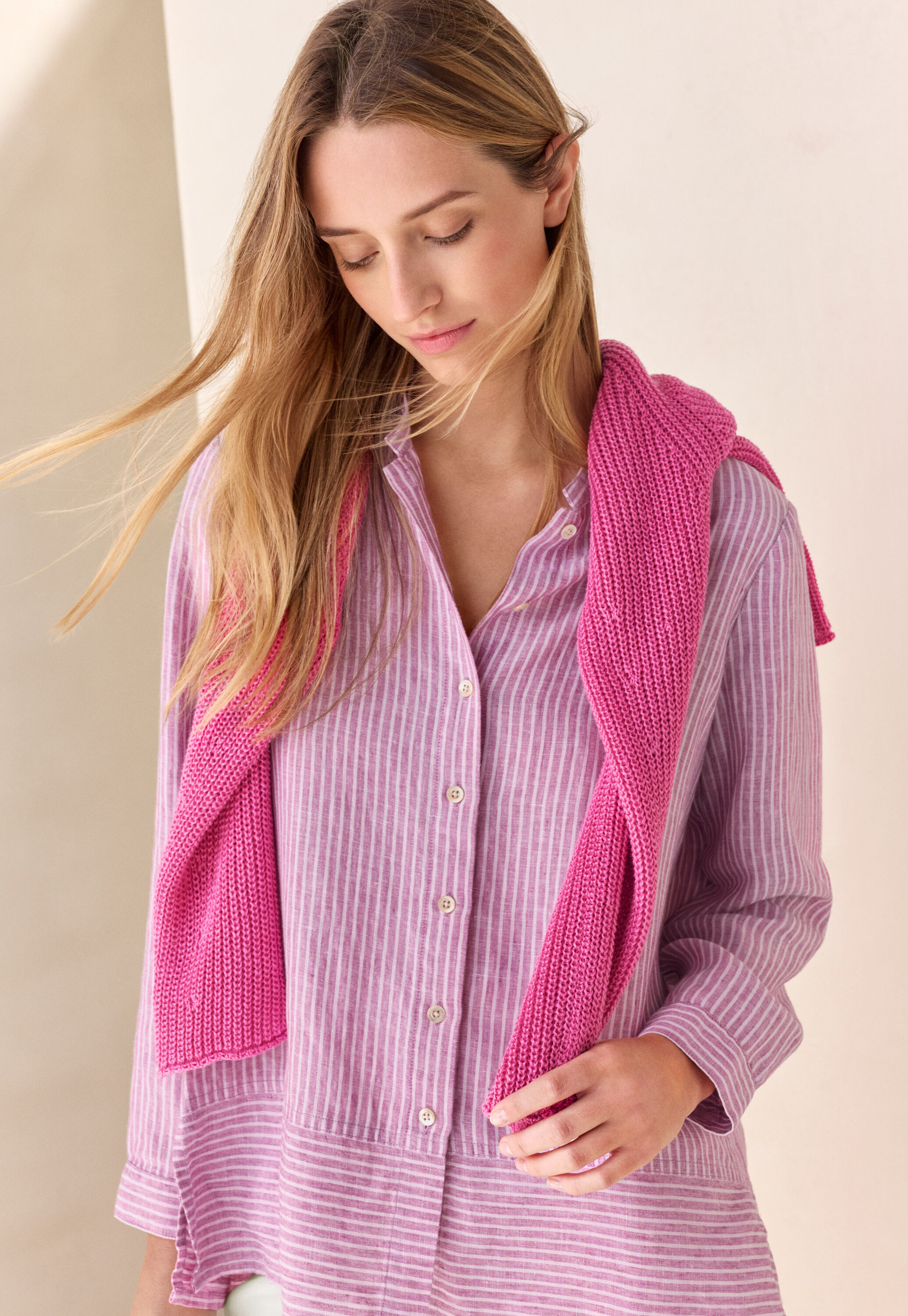 Garment-dyed overshirt